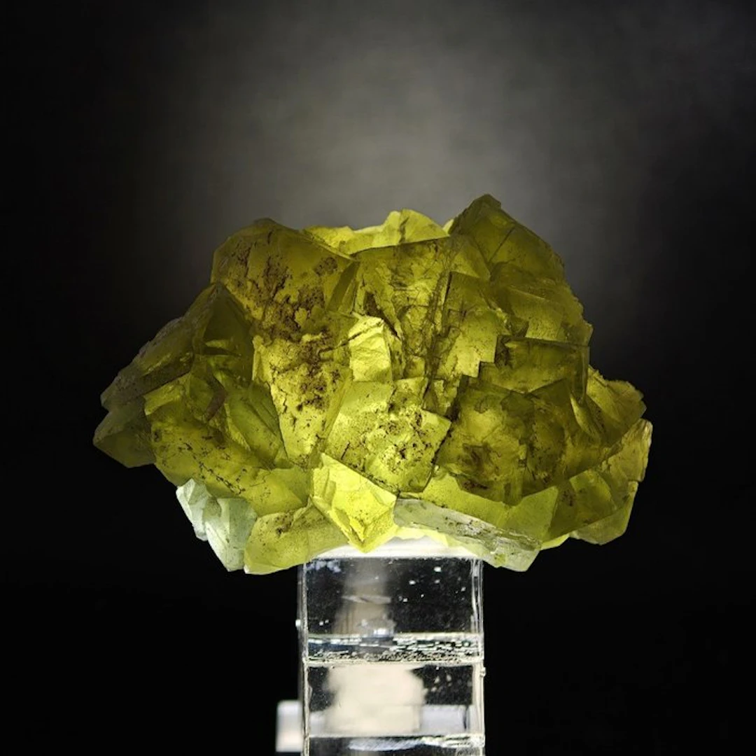 ALPINO, GREEN FLUORITE CUBES