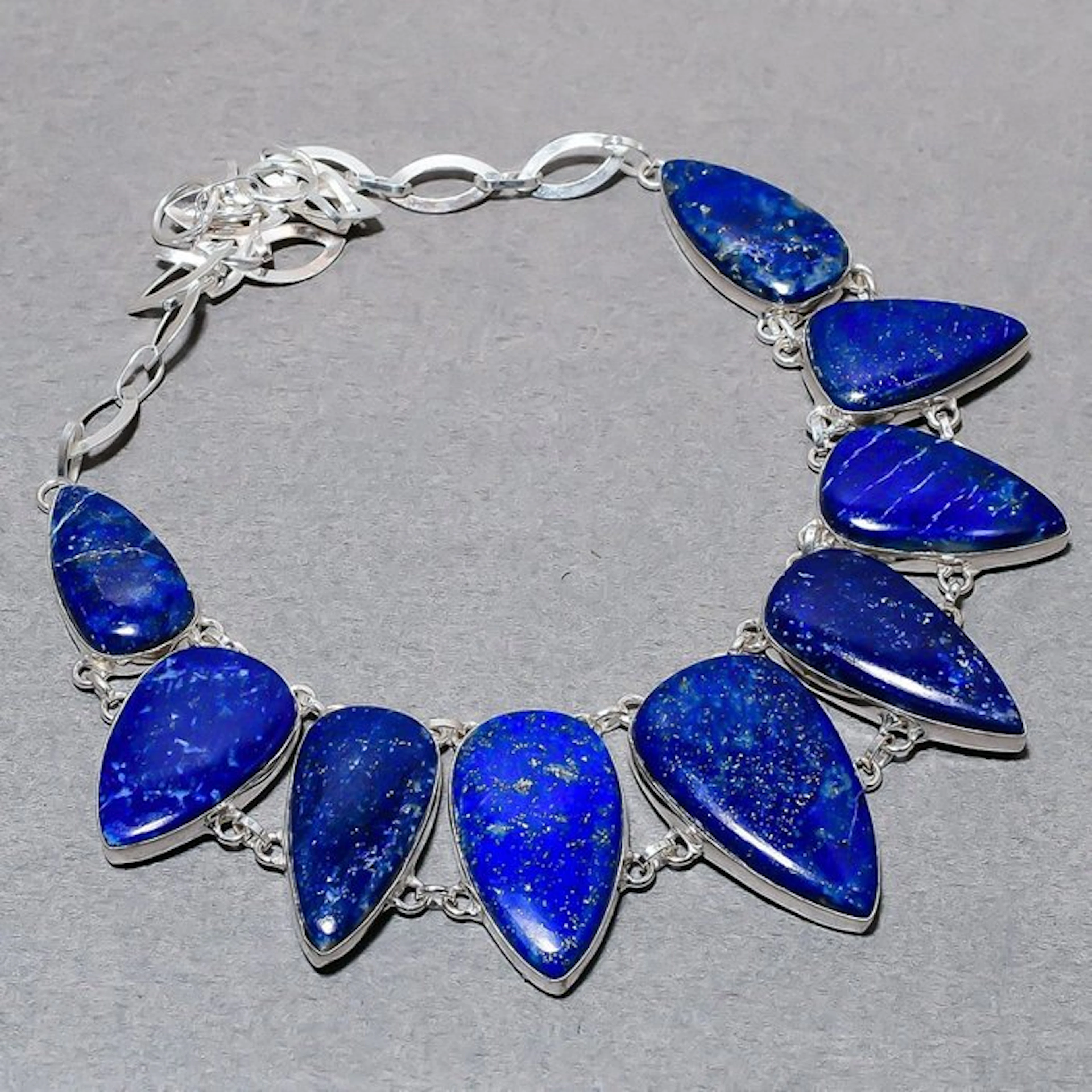 Lapis lazuli - Lapis Lazuli vintage necklace - Necklace...