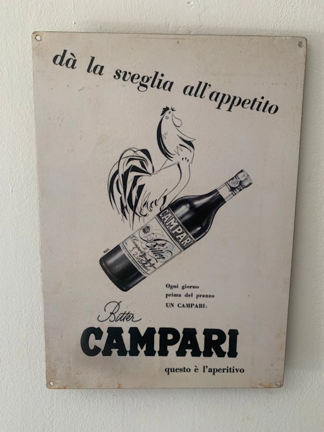 campari - Advertising sign - Iron