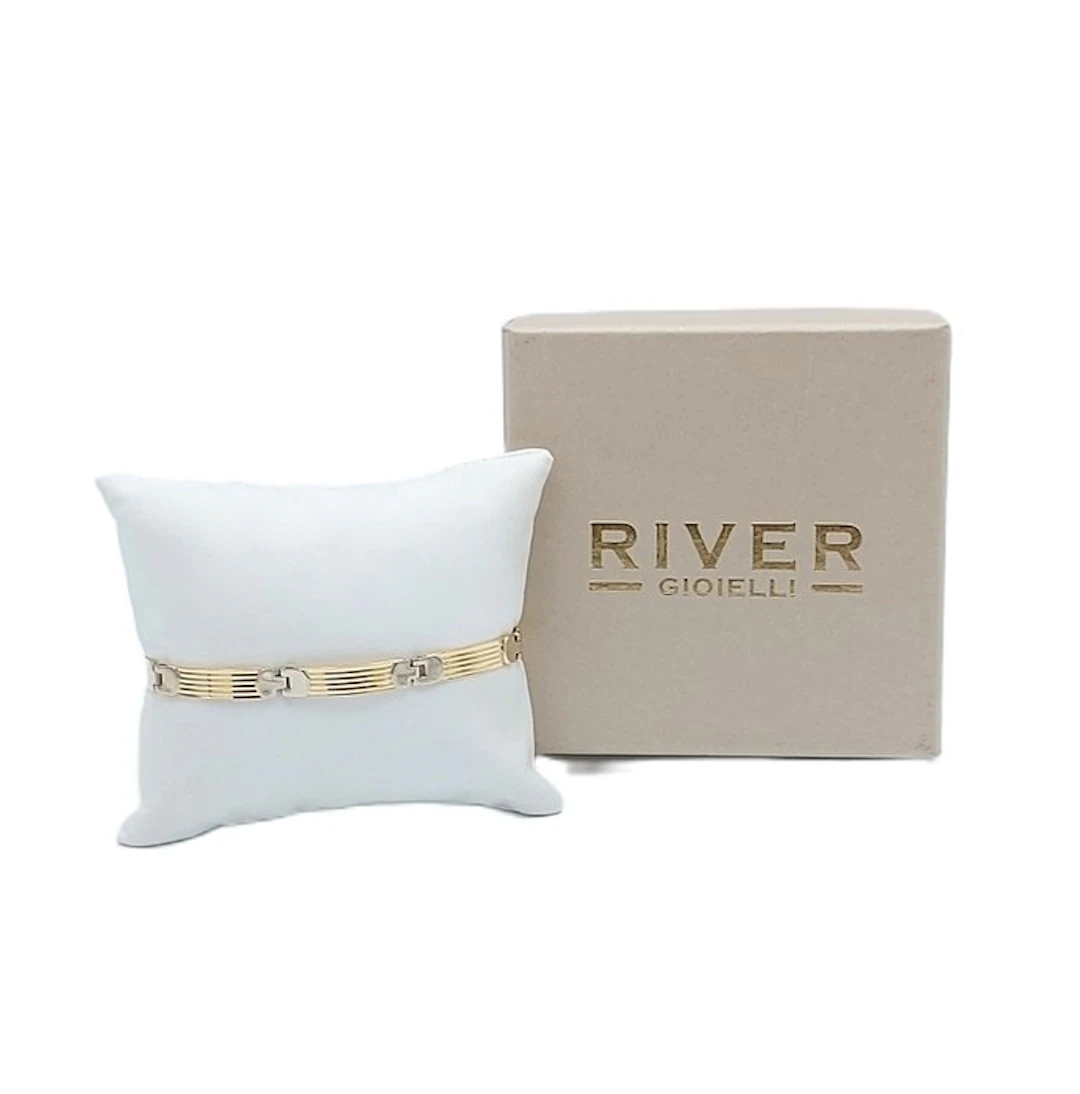 Bracelet - 18 kt. Yellow gold, White gold