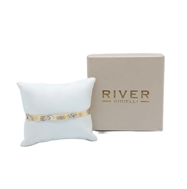 Bracelet - 18 kt. Yellow gold, White gold