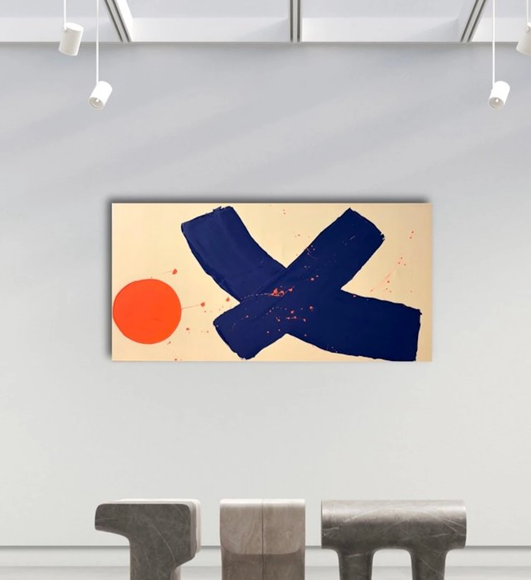 Stefanie Raus - Blue Neonorange 1927 XXL