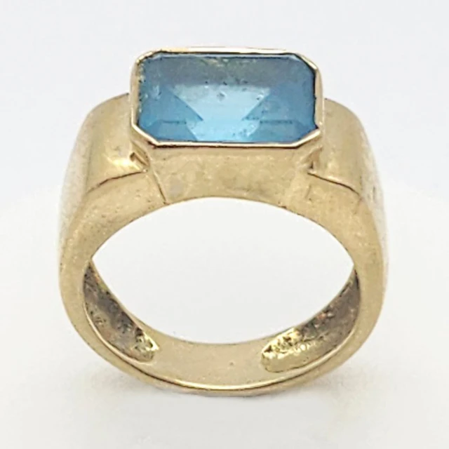 Ring - 18 kt. Yellow gold - 5.00ct. tw. Topaz