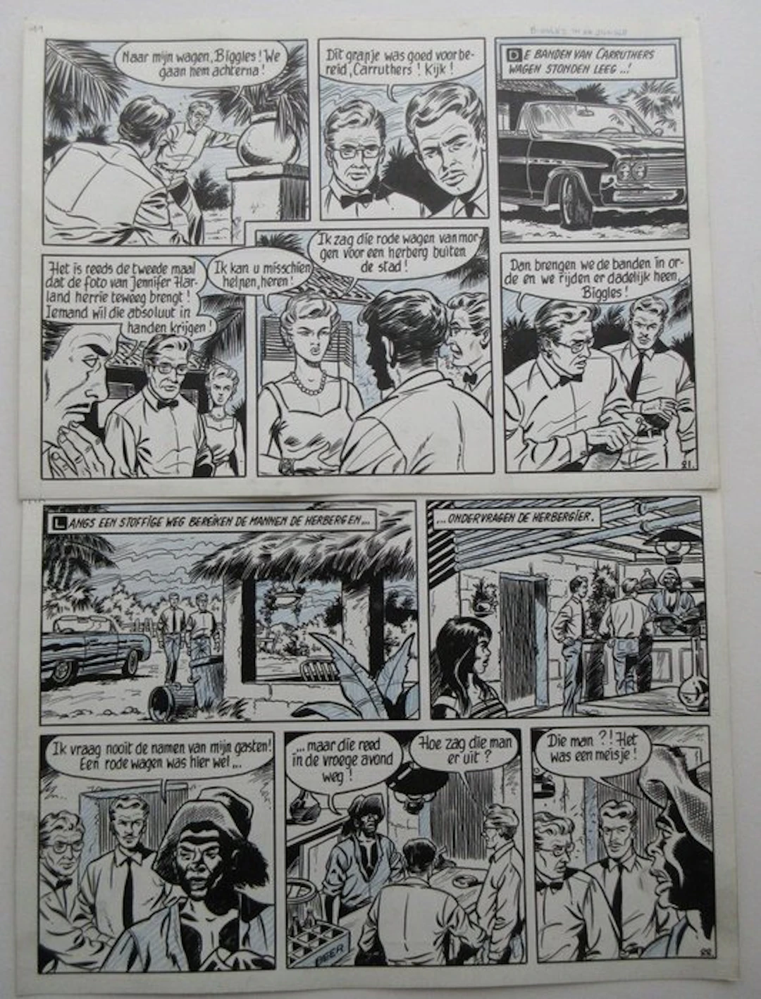 Willy Vandersteen / Karel Verschuere - 1 Original page...