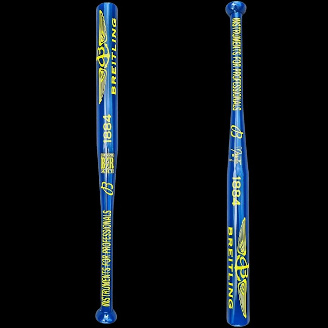 Moontje - Breitling Baseball Bat blue yellow edition.