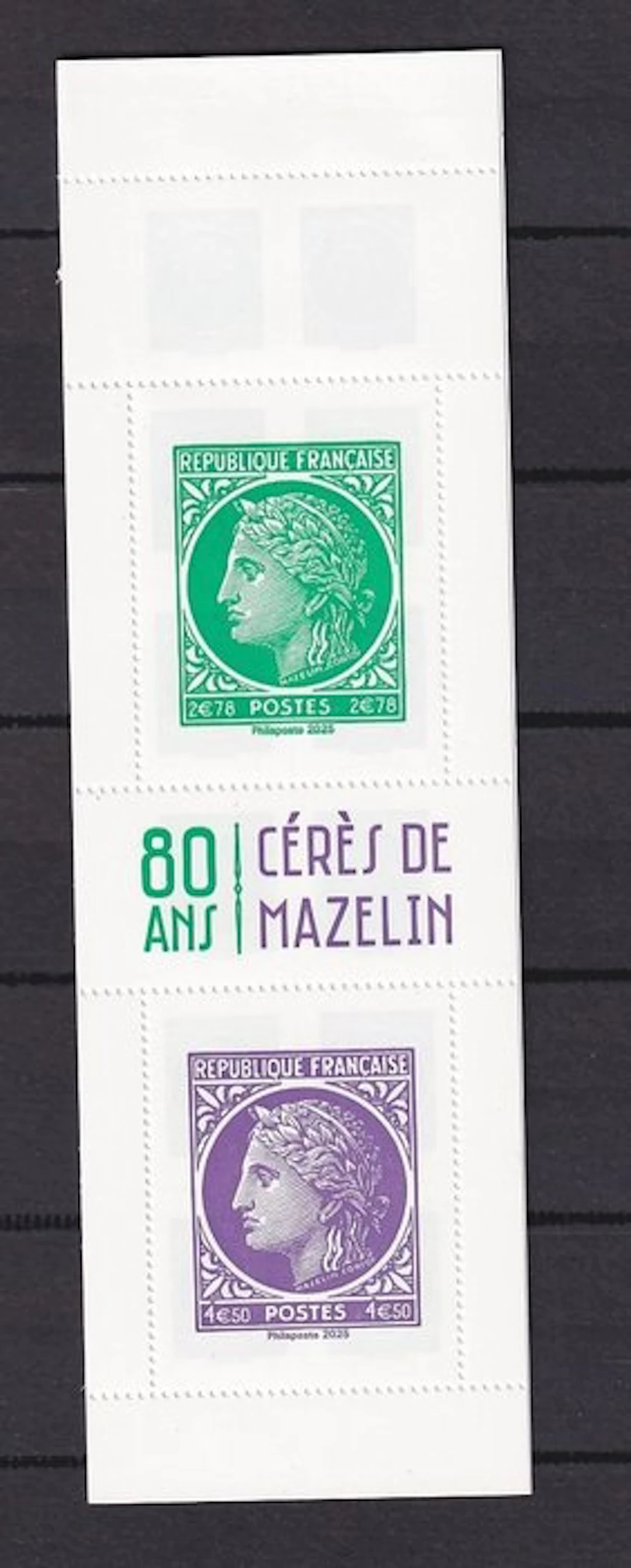France 2025 - superbe carnet de 80 euros de la Cerès de Mazelin - Yvert n°1536