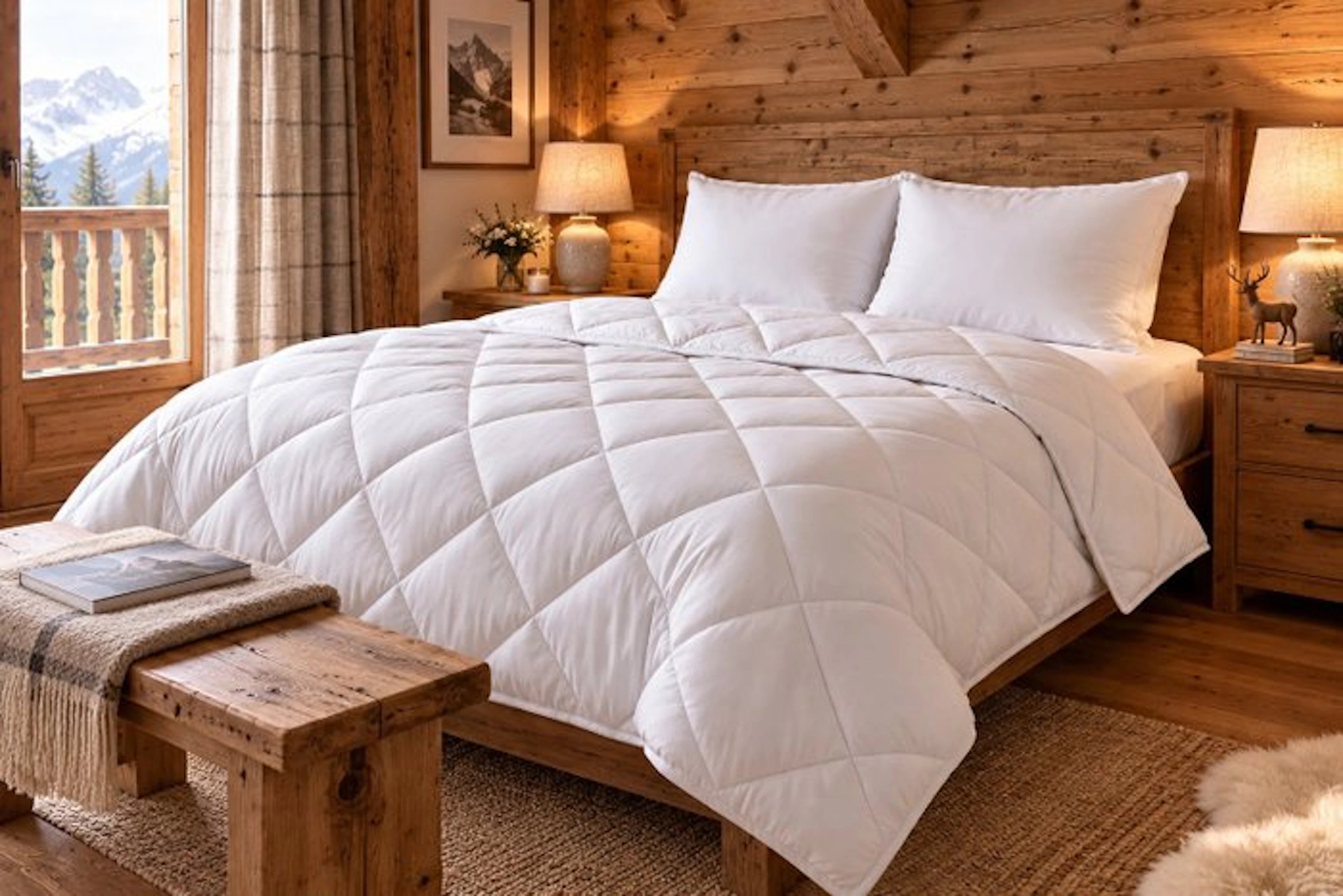 Winter warm down comforter King Size 220x240 cm - Quilt - 240 cm - 220 cm
