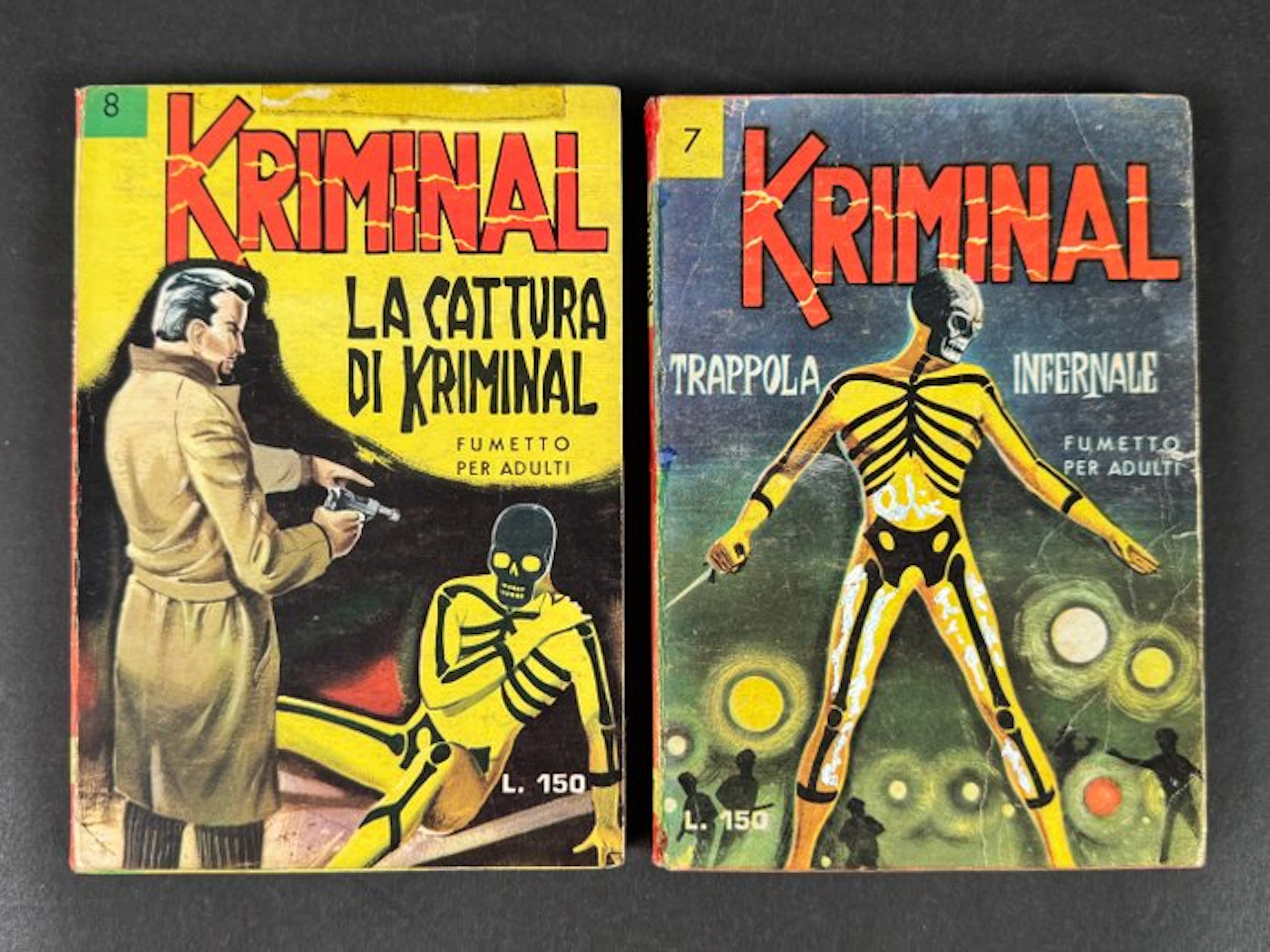 Kriminal nn. 7/8 - aut. 6636 - 2 Comic - First edition - 1964