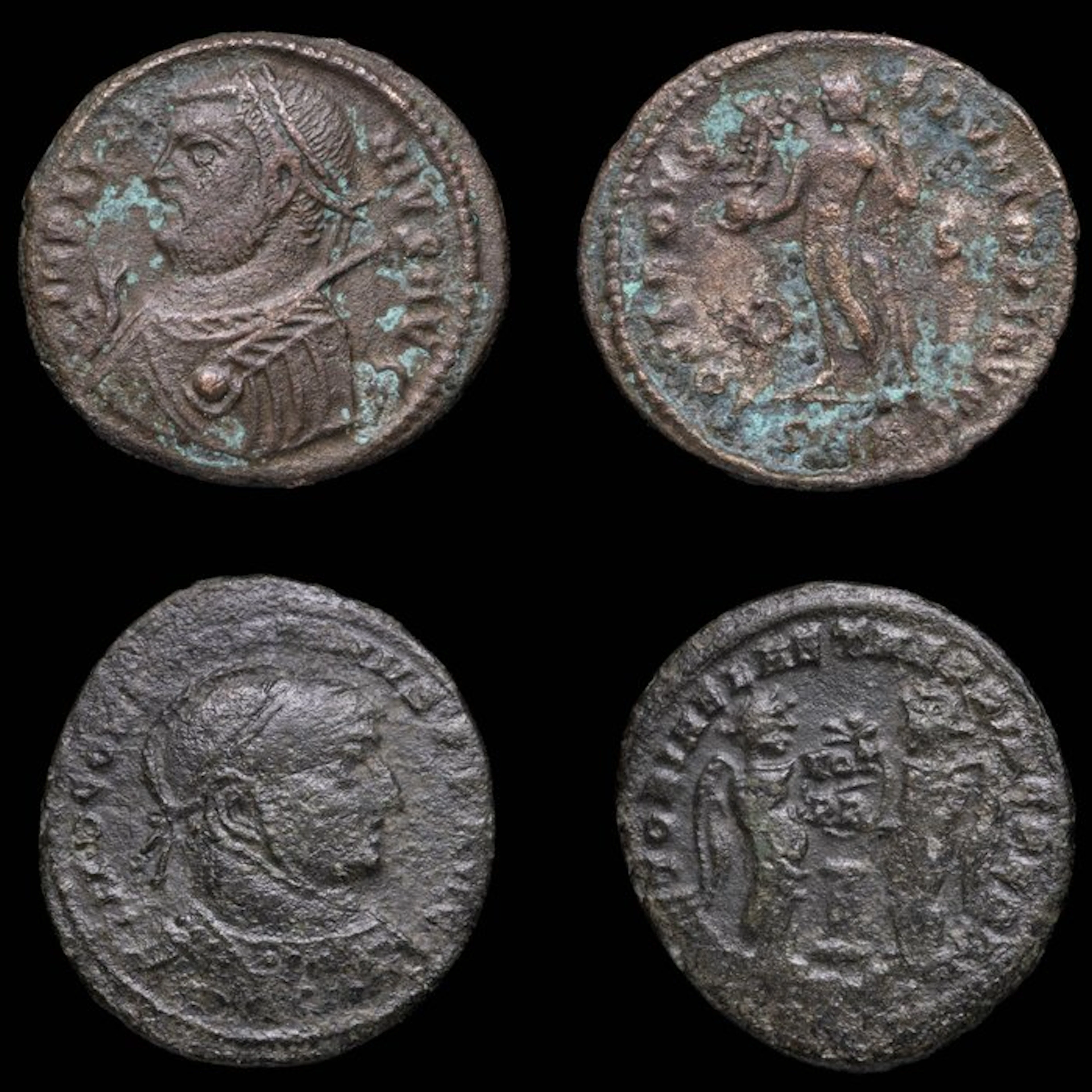 Roman Empire. Licinius II & Constantine I. 2 Coins Lot. (No reserve price)