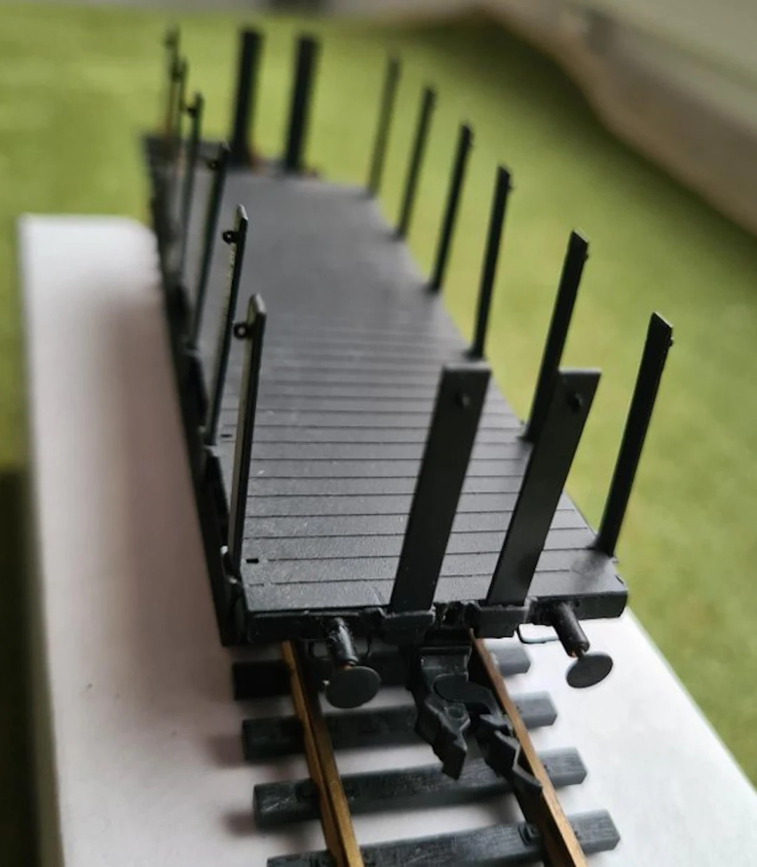 Spoorwerkatelier H0 - Model train freight carriage (1) - Brass model