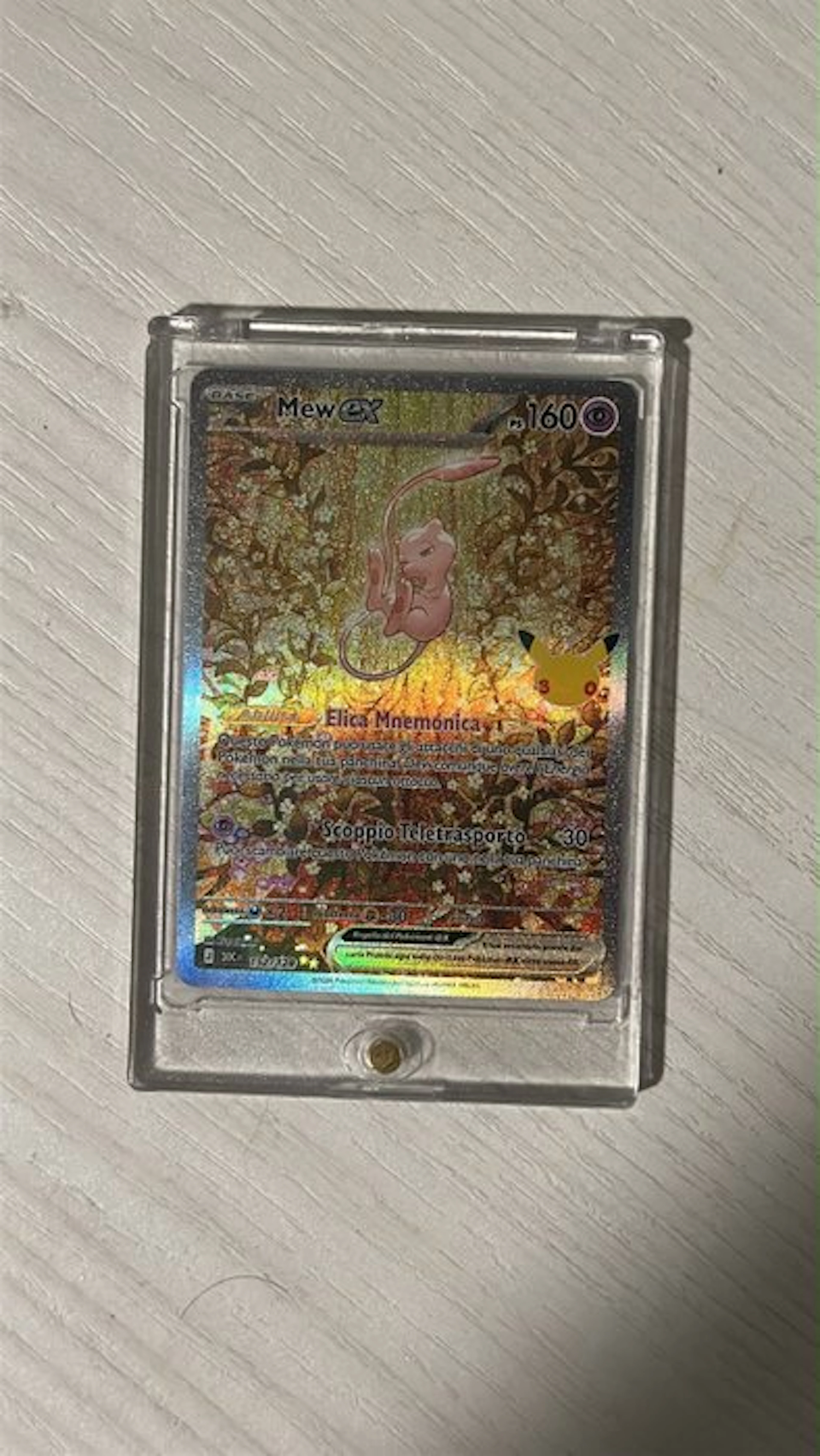 Pokémon - 1 Card - Mew 152/128 Full art, Secret rare - EX