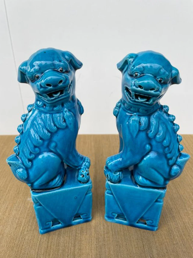 Sculpture, No - 205 mm - Dogs foo or lion - 2000