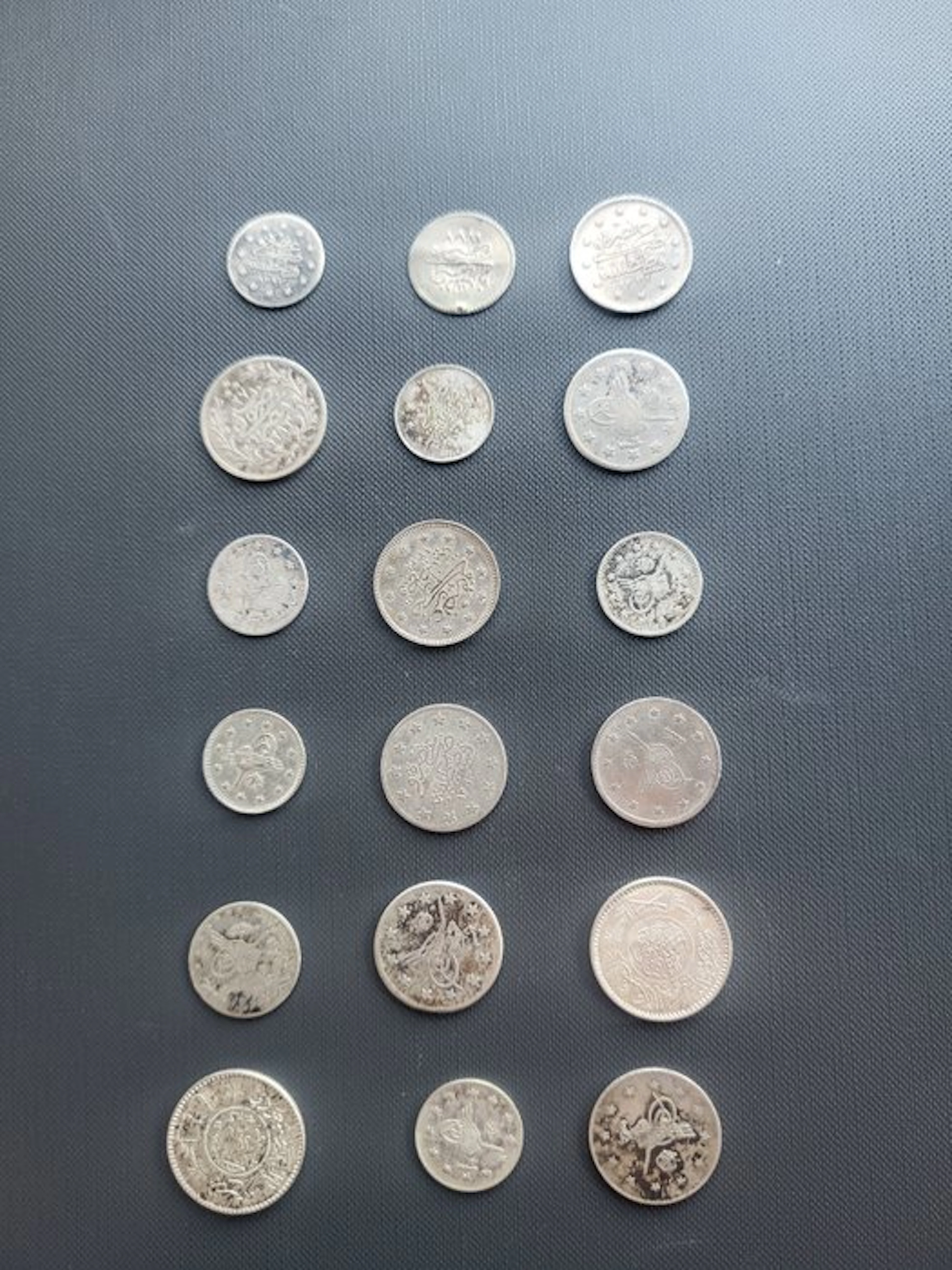 World. Abdulaziz (1861-1876). Collection of silver coins (No reserve price)