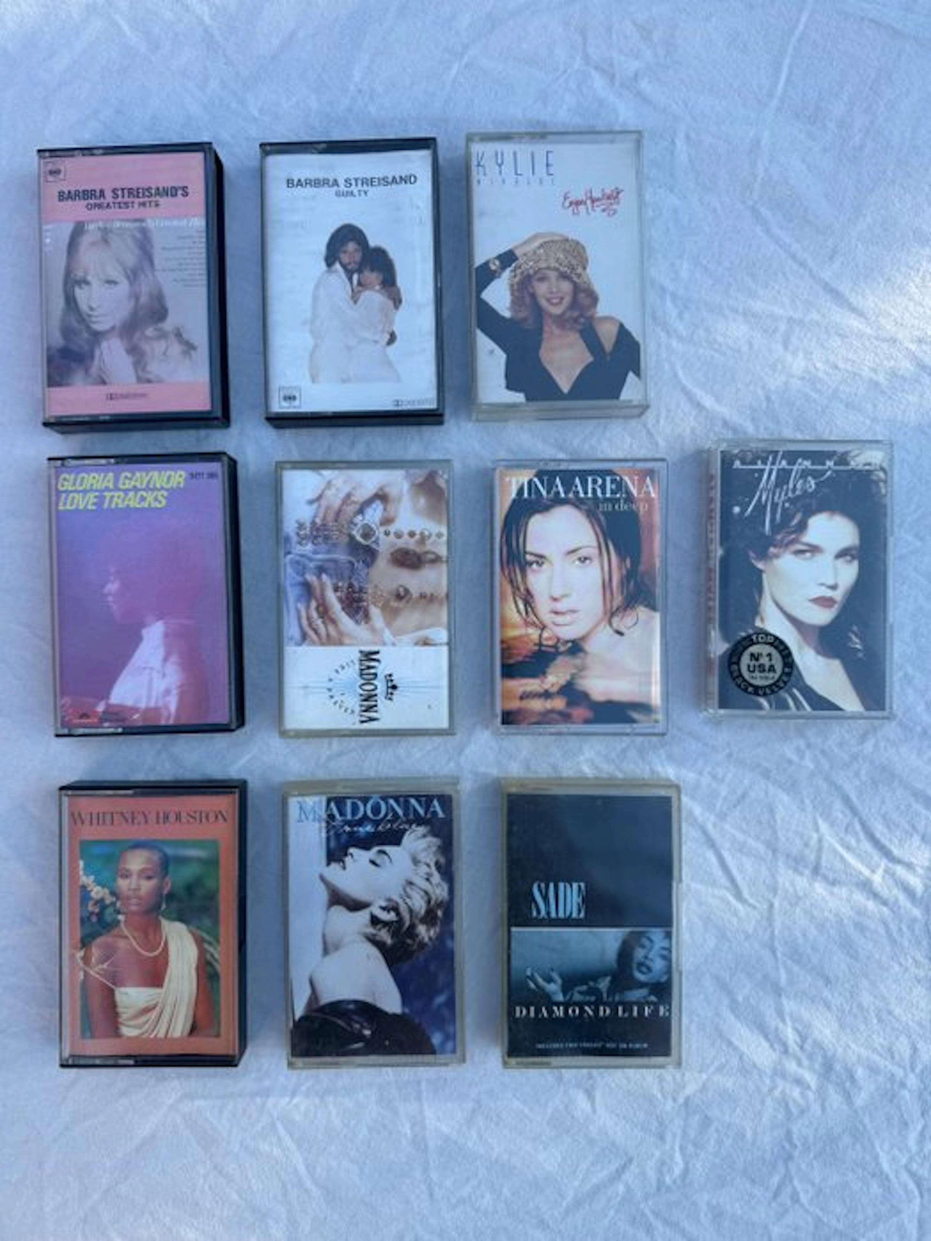 Various iconic female voices - Multiple artists - 10 x tapes feat