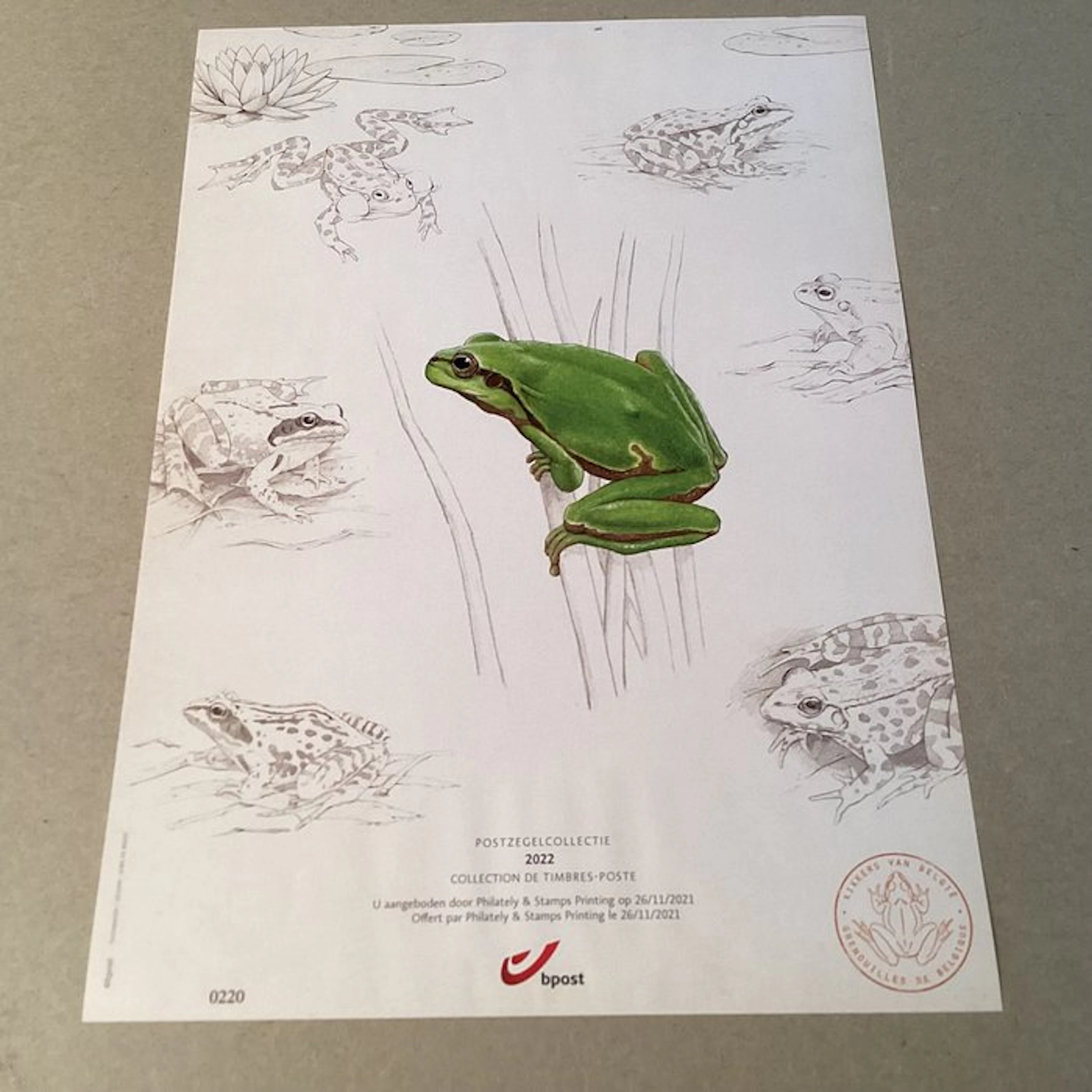 Belgium 2022 - Numbered and limited edition for the press...