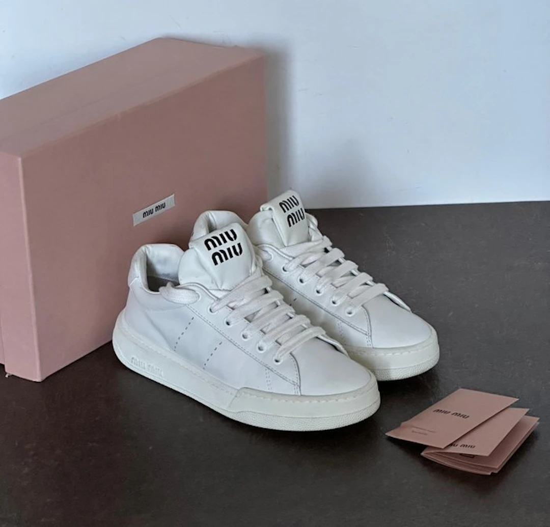 Miu Miu - High-top trainers - Size: EU 36.5 - New with tags