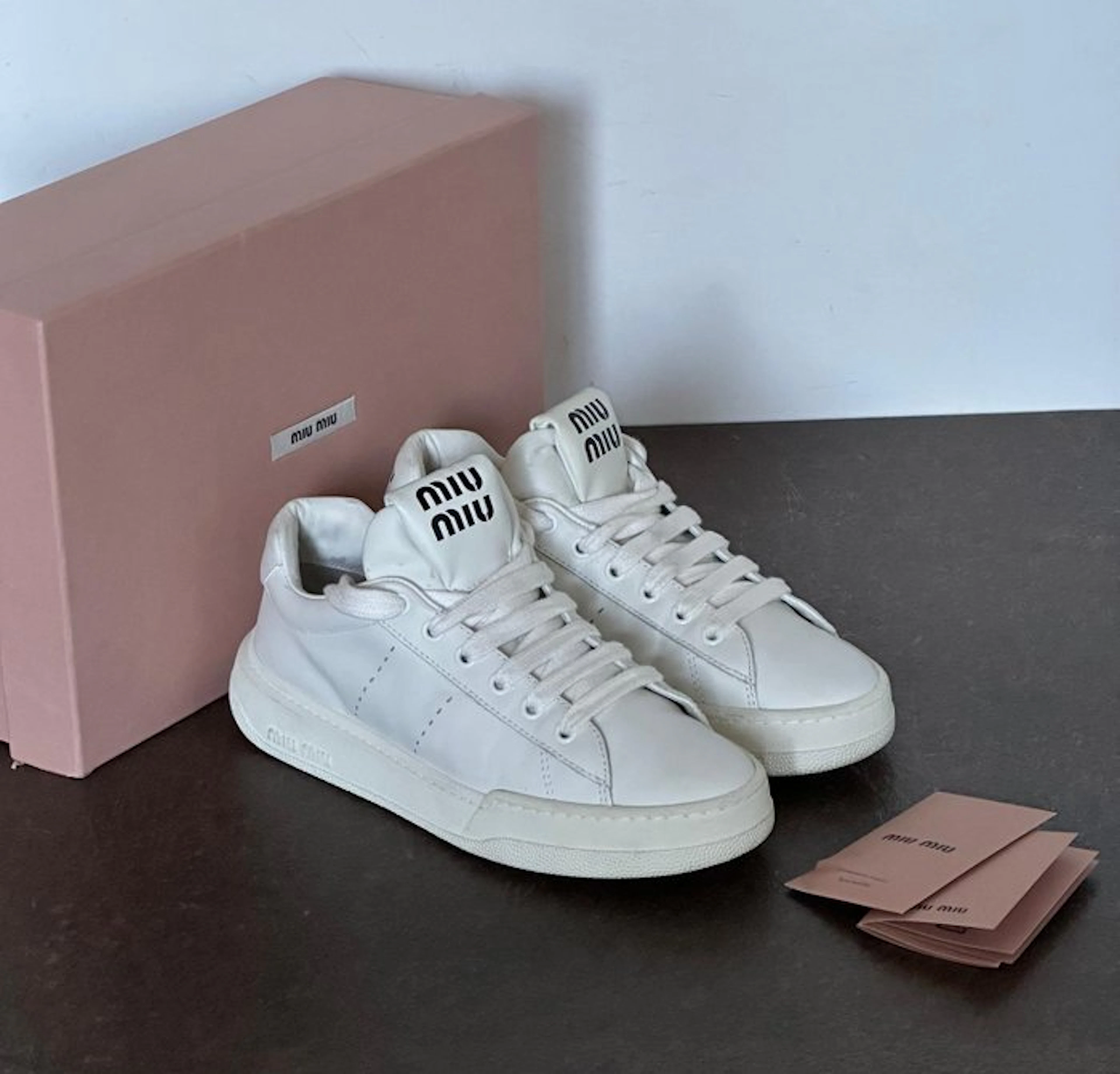 Miu Miu - High-top trainers - Size: EU 36.5 - New with tags