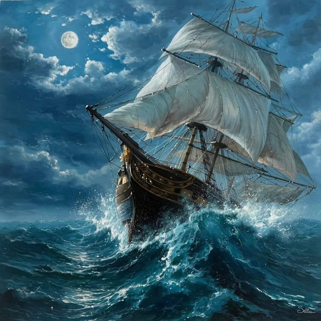 Mauro Seltri (1959) - Vele di luna