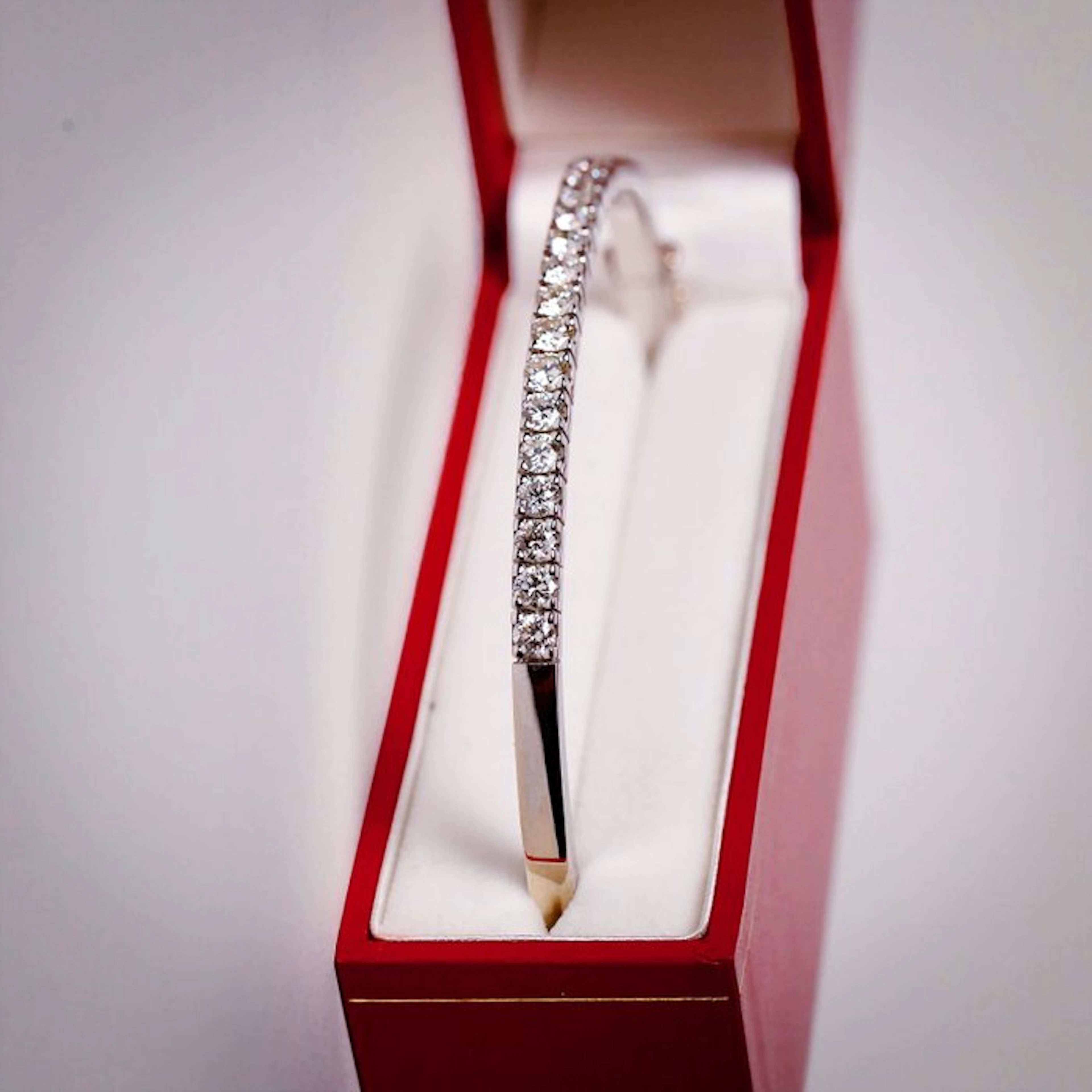 Tennis bracelet - 14 kt
