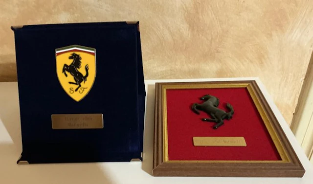 Pencil case + small picture - Ferrari - Ferrari club - 2022