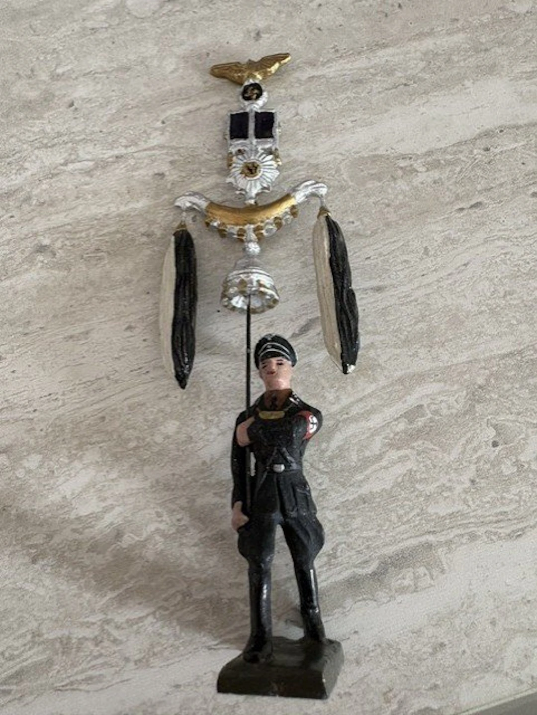 Durso - Figure - soldat durso ss très rare no elastolin...