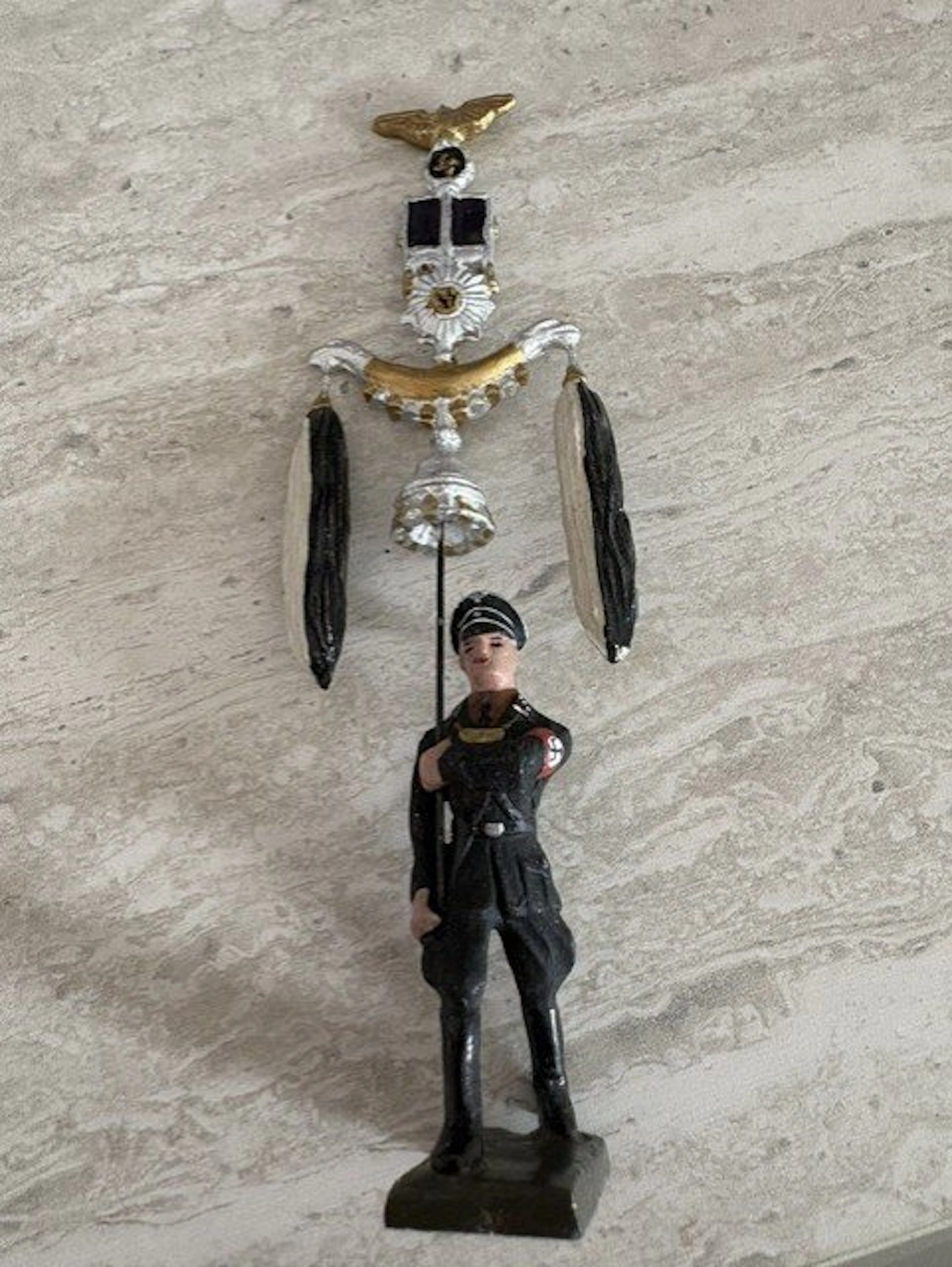 Durso - Figure - soldat durso ss très rare no elastolin...