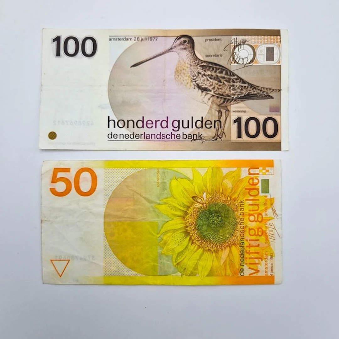 Netherlands. - 50, 100 Gulden - 1977/1982 - PL83, PL104 (No reserve price)