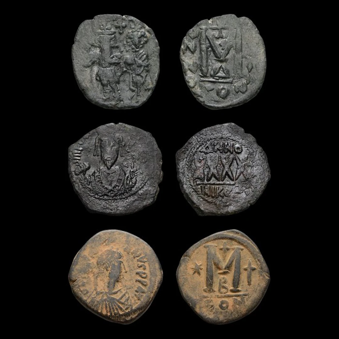 Byzantine Empire Lot of 3x Follis including Justin I