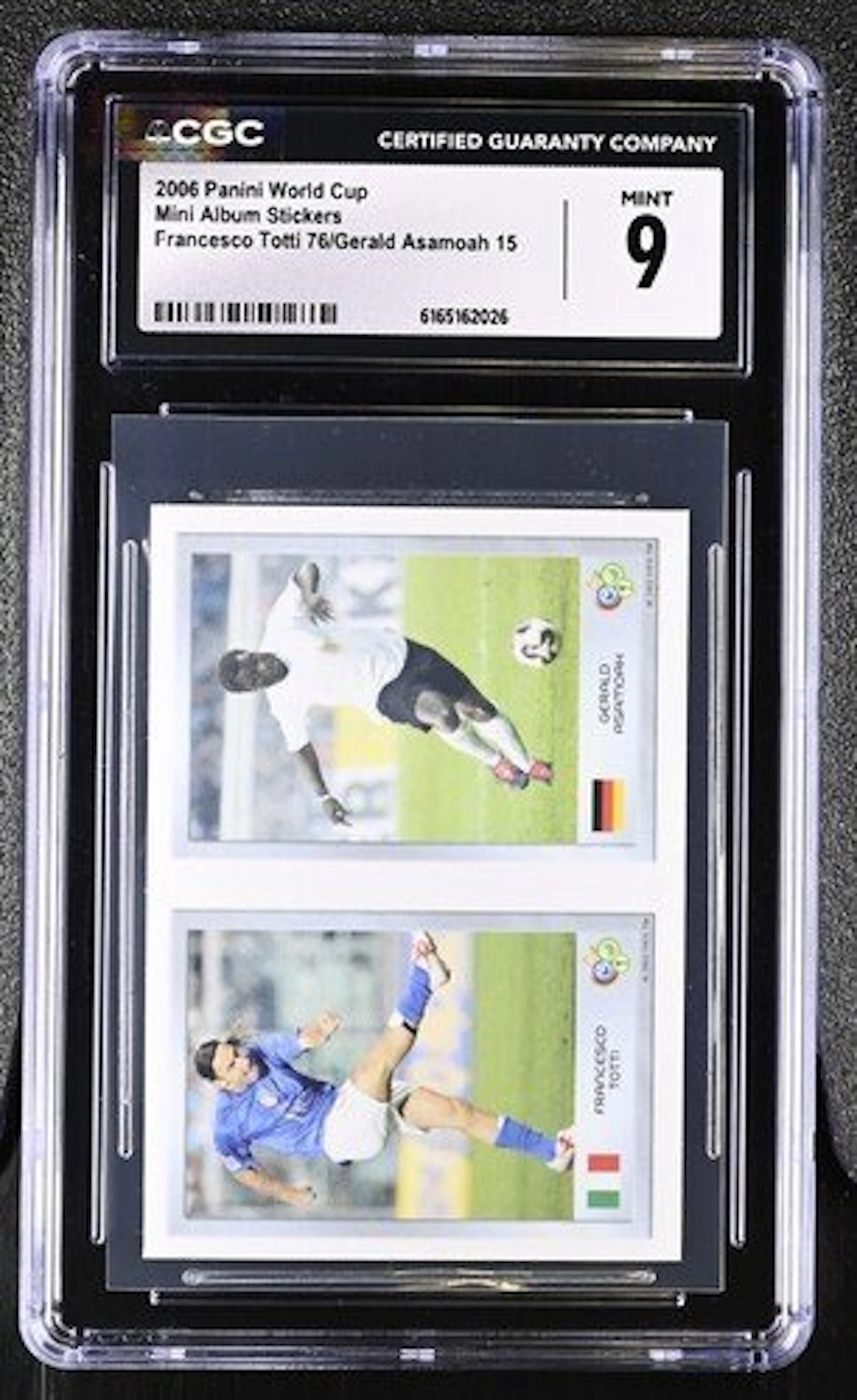 2006 Panini Francesco Totti / Gerald Asamoah - Panini...