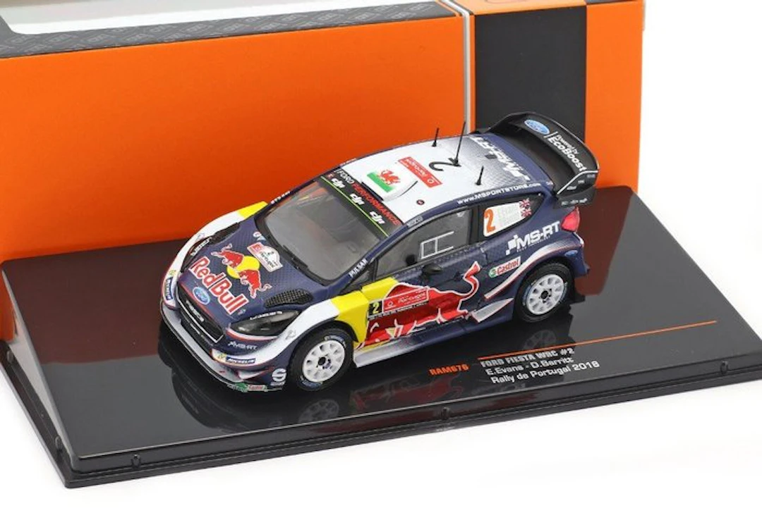 IXO 1:43 - Model race car - Ford Fiesta WRC #2 Rally de Portugal 2018 - E