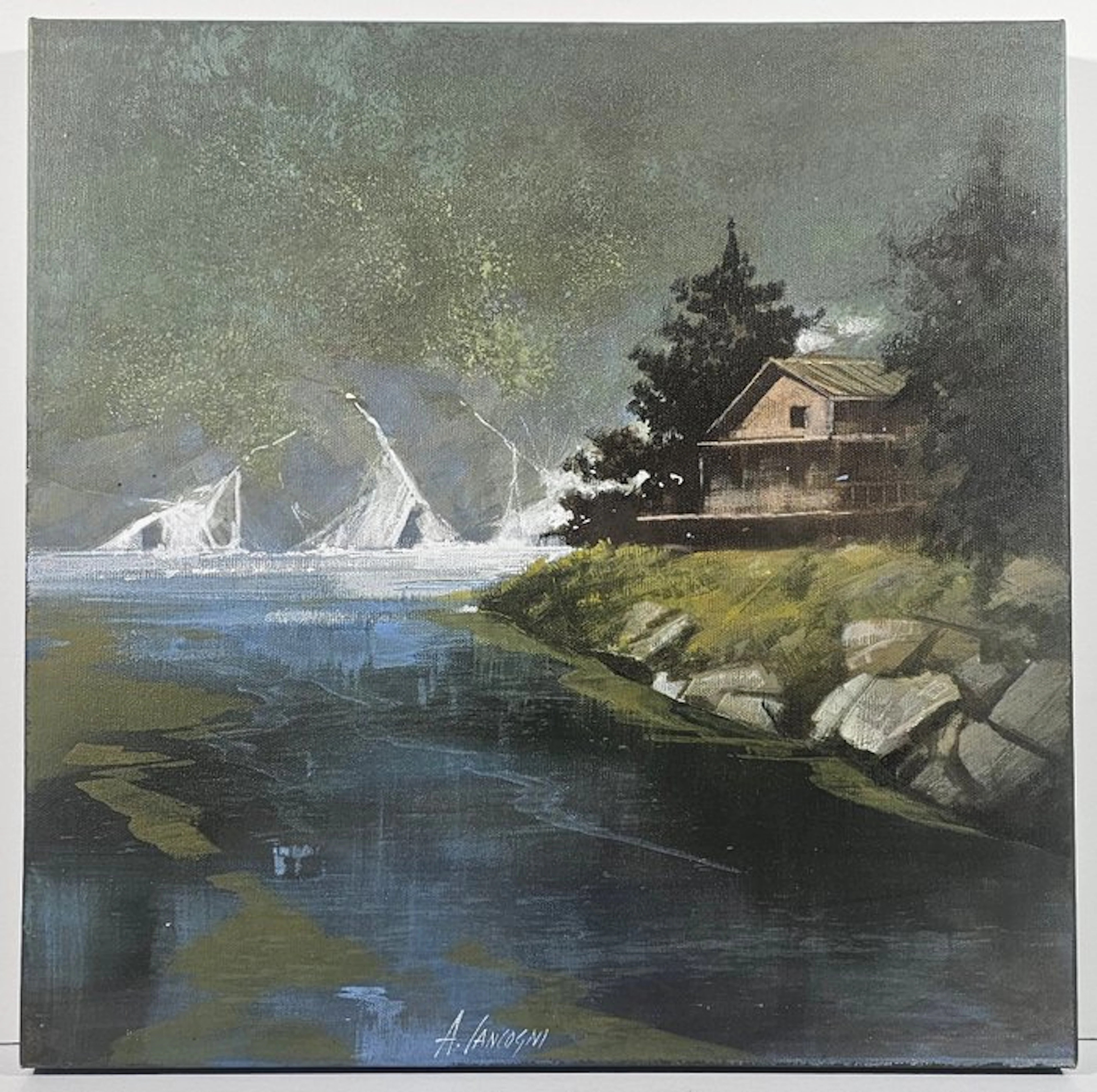 Agostino Cancogni (1950) - Paesaggio Montano