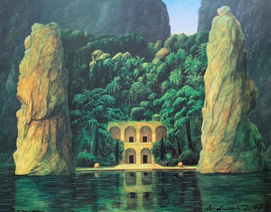 Andreas Scholz (1955) - Temple of Trust - Artprint...