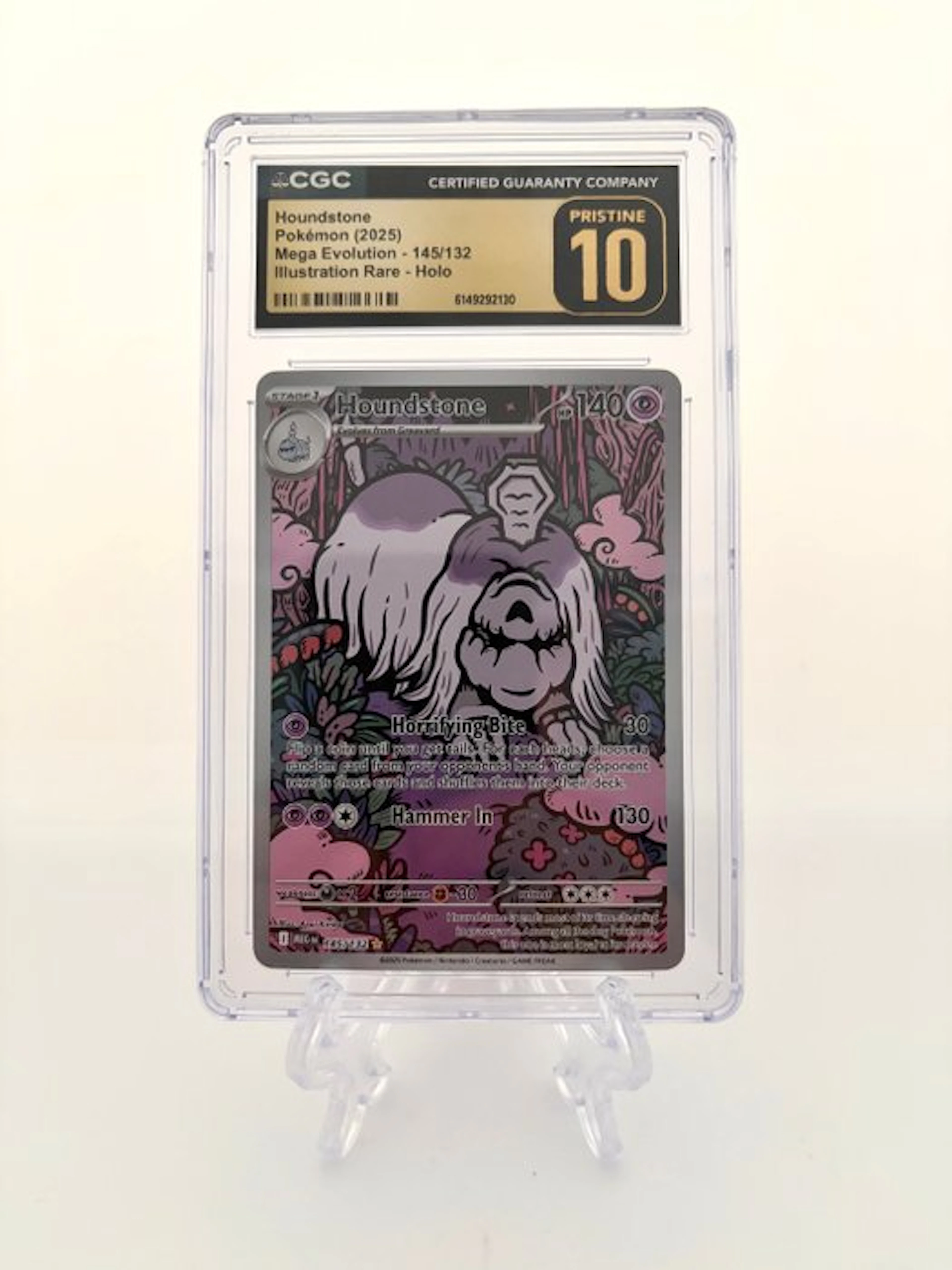 Pokémon - 1 Graded card - Houndstone - Mega Evolution...
