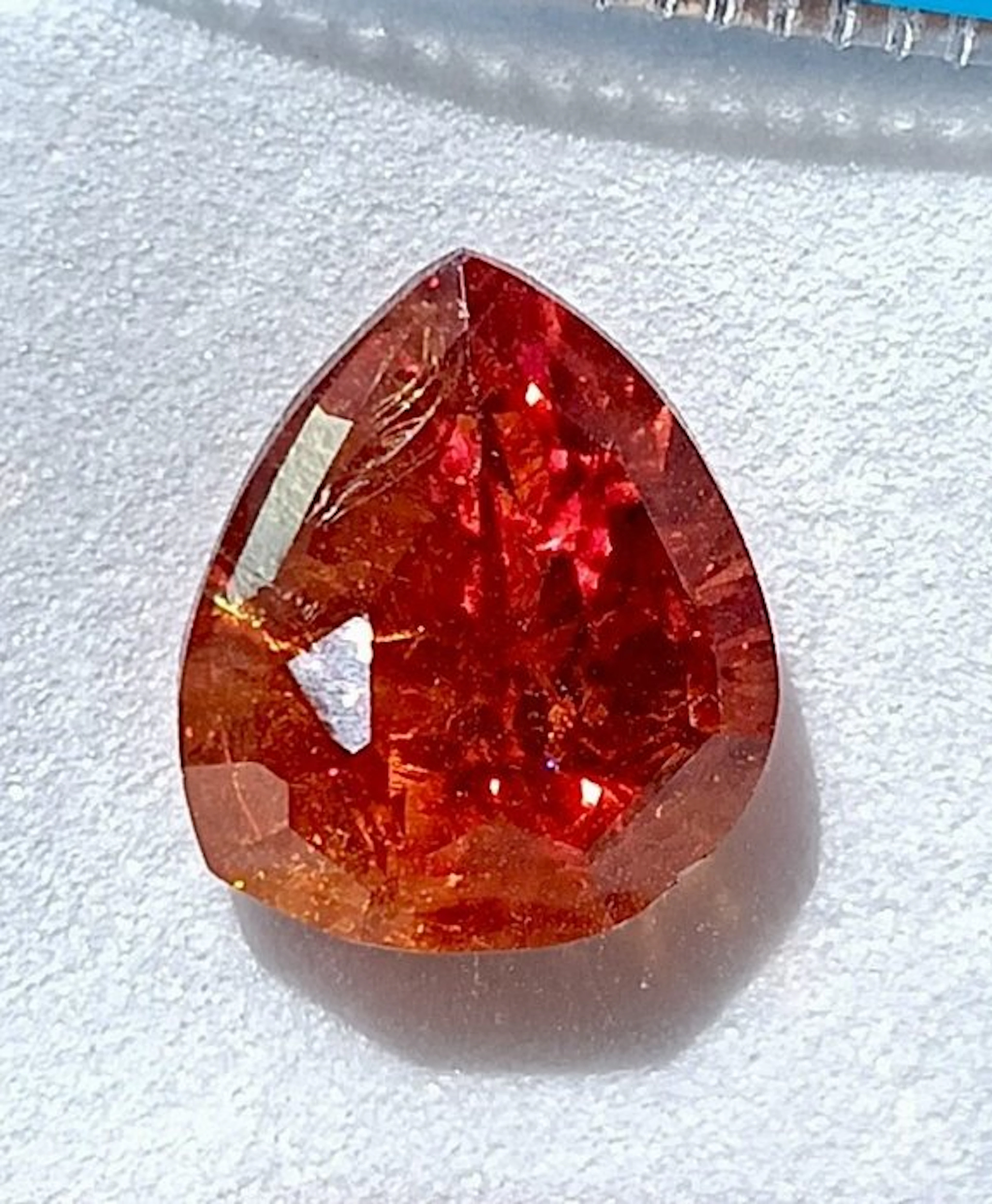 1 pcs Orange, Yellow Sphalerite - 14.59 ct - Instituto Gemólogico Español (IGE)