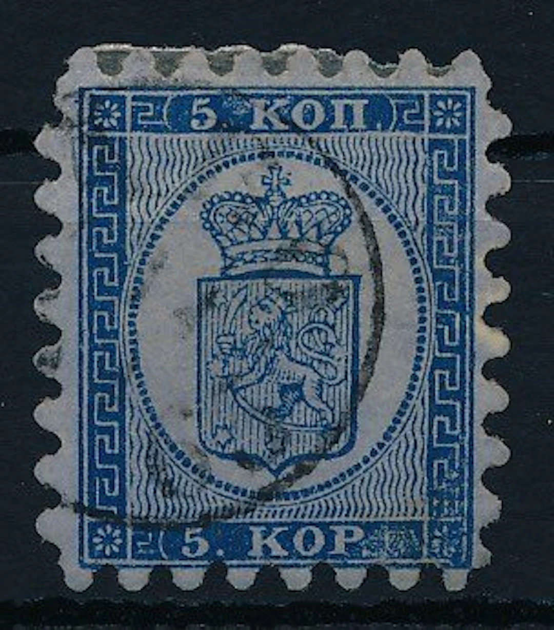 Finland 1858 - Coat-of-arms illustration