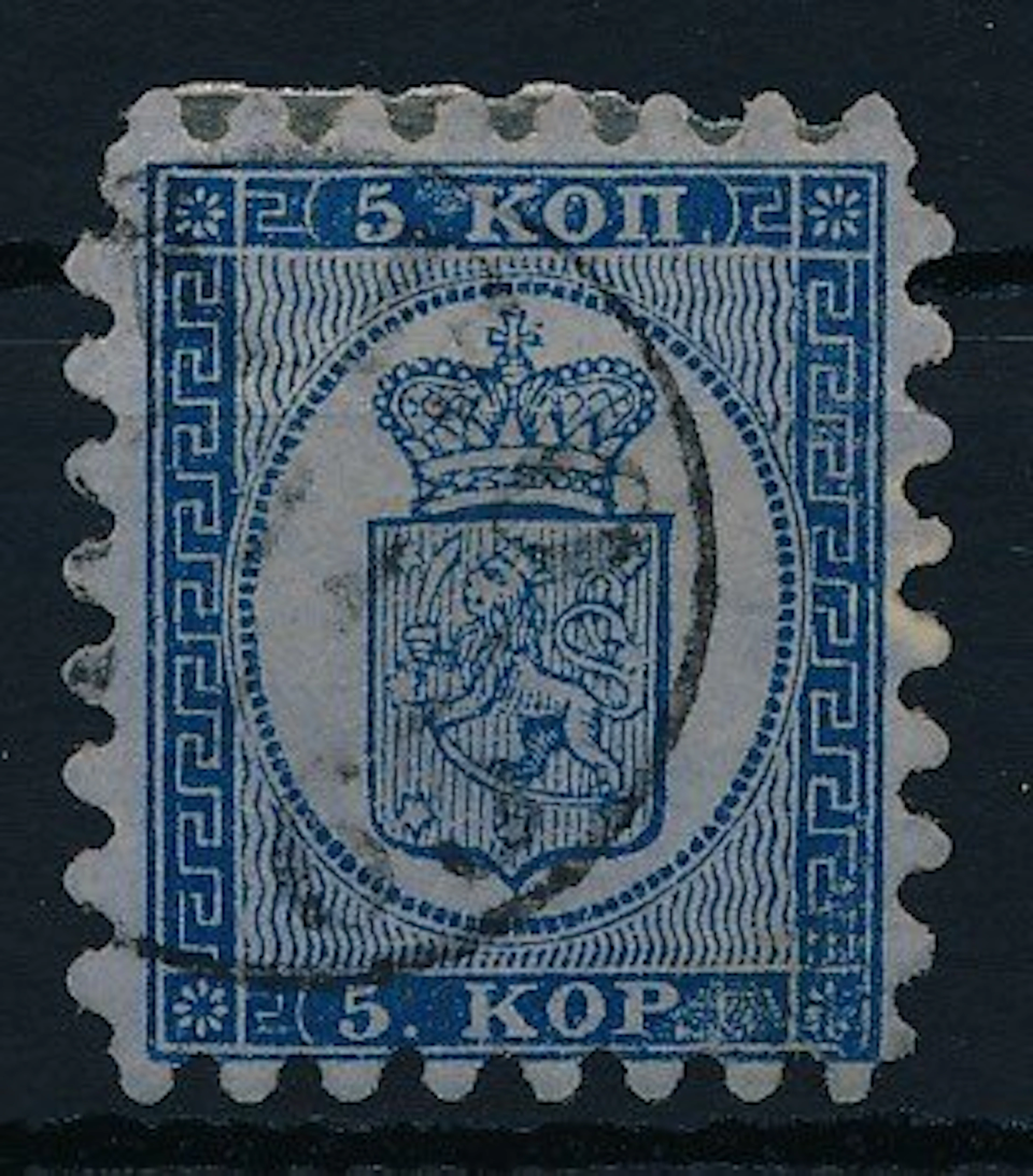 Finland 1858 - Coat-of-arms illustration