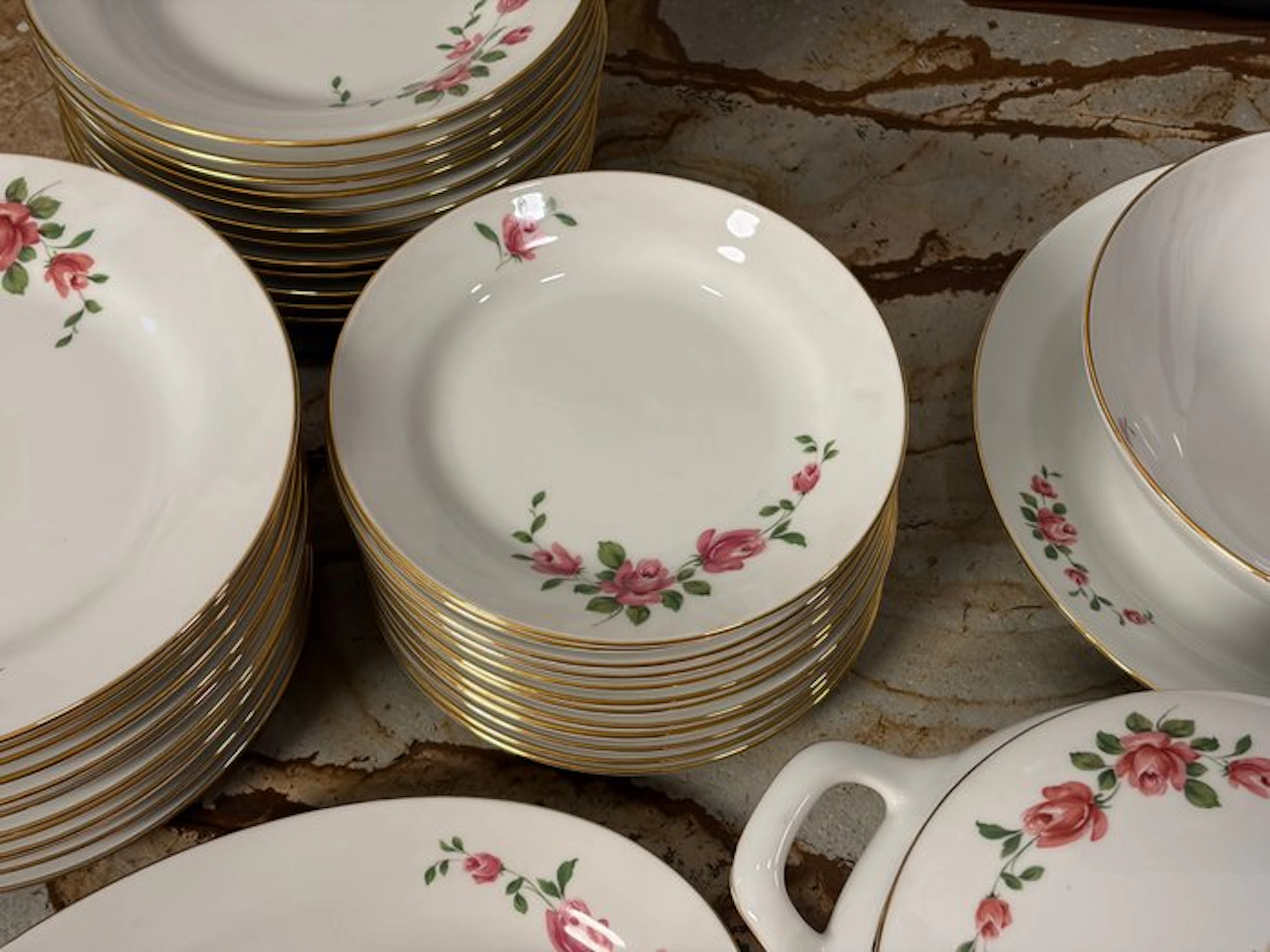 Richard Ginori - Dish (41) - Porcelain - Richard Ginori blue flowers