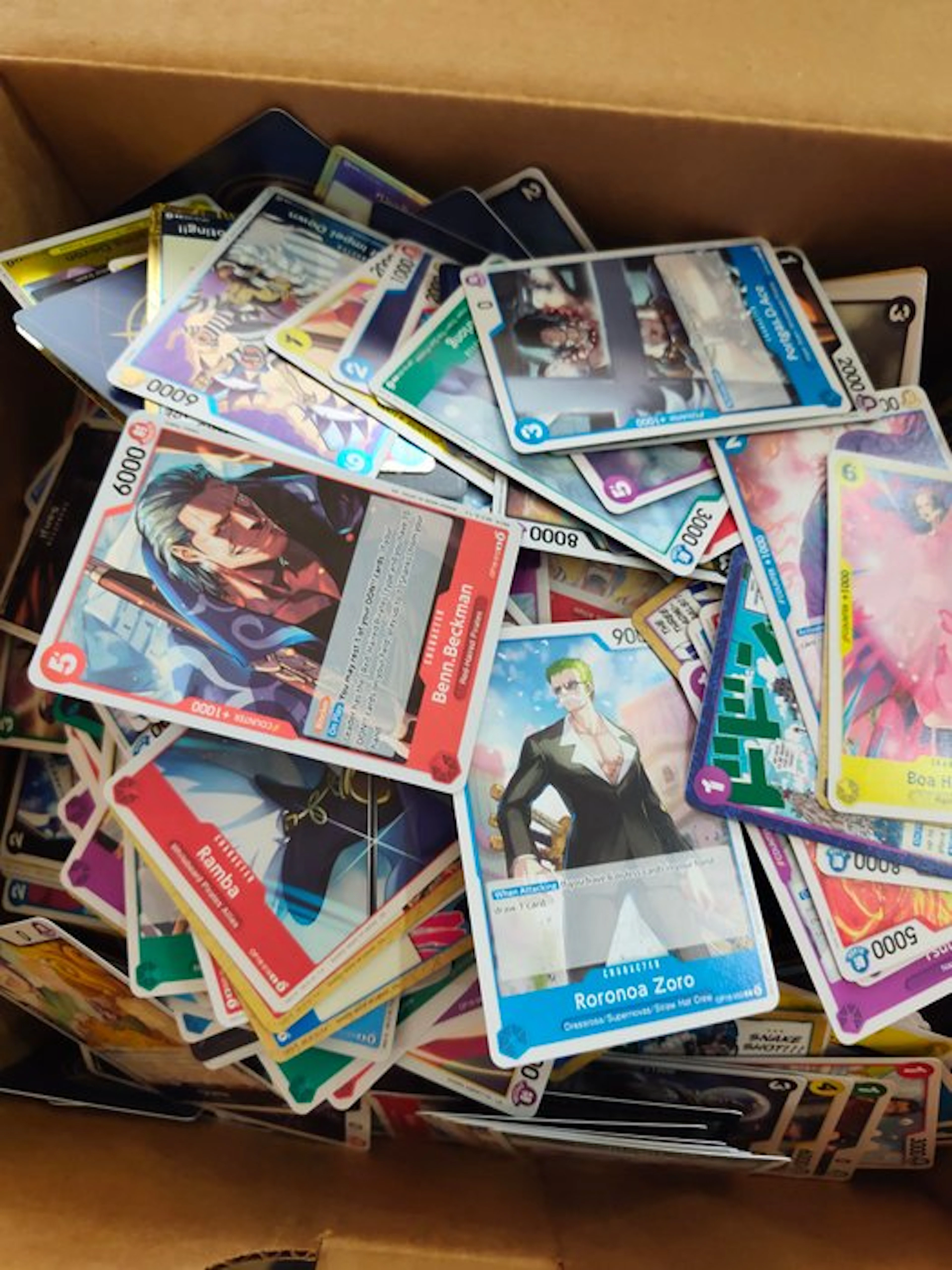 Bandai - 2500 Bulk cards - One Piece - Roronoa Zoro Foil
