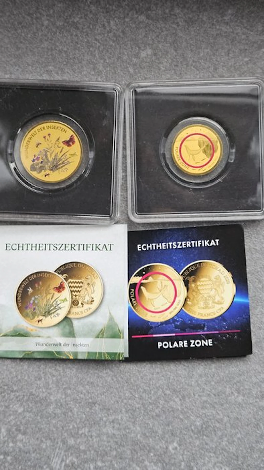 Chad. 3000 Francs ND, 2 x 1/500 Oz (.999) (No reserve price)