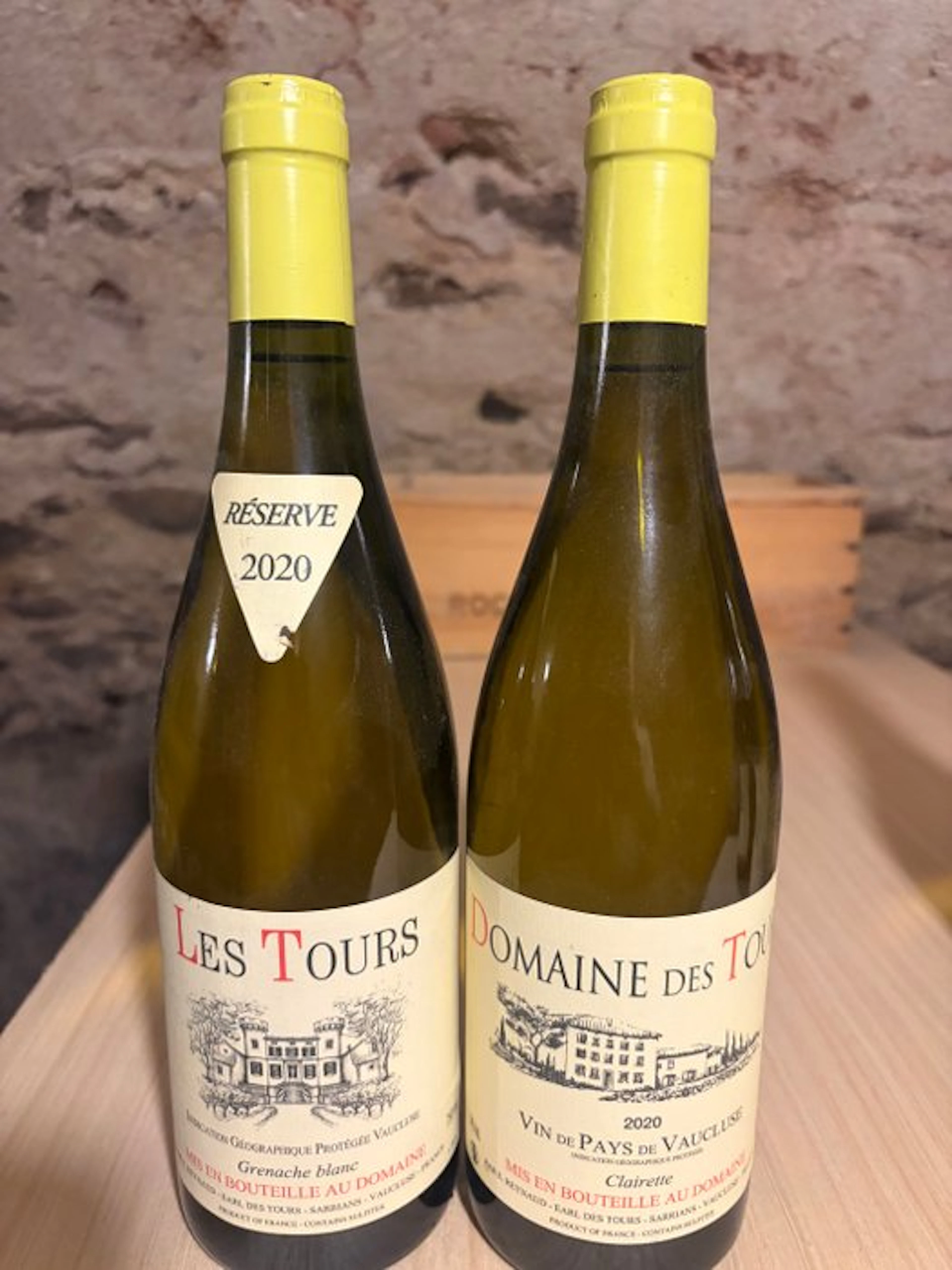 2020 E. Reynaud, Les Tours - Vaucluse - 2 Bottles (0.75L)