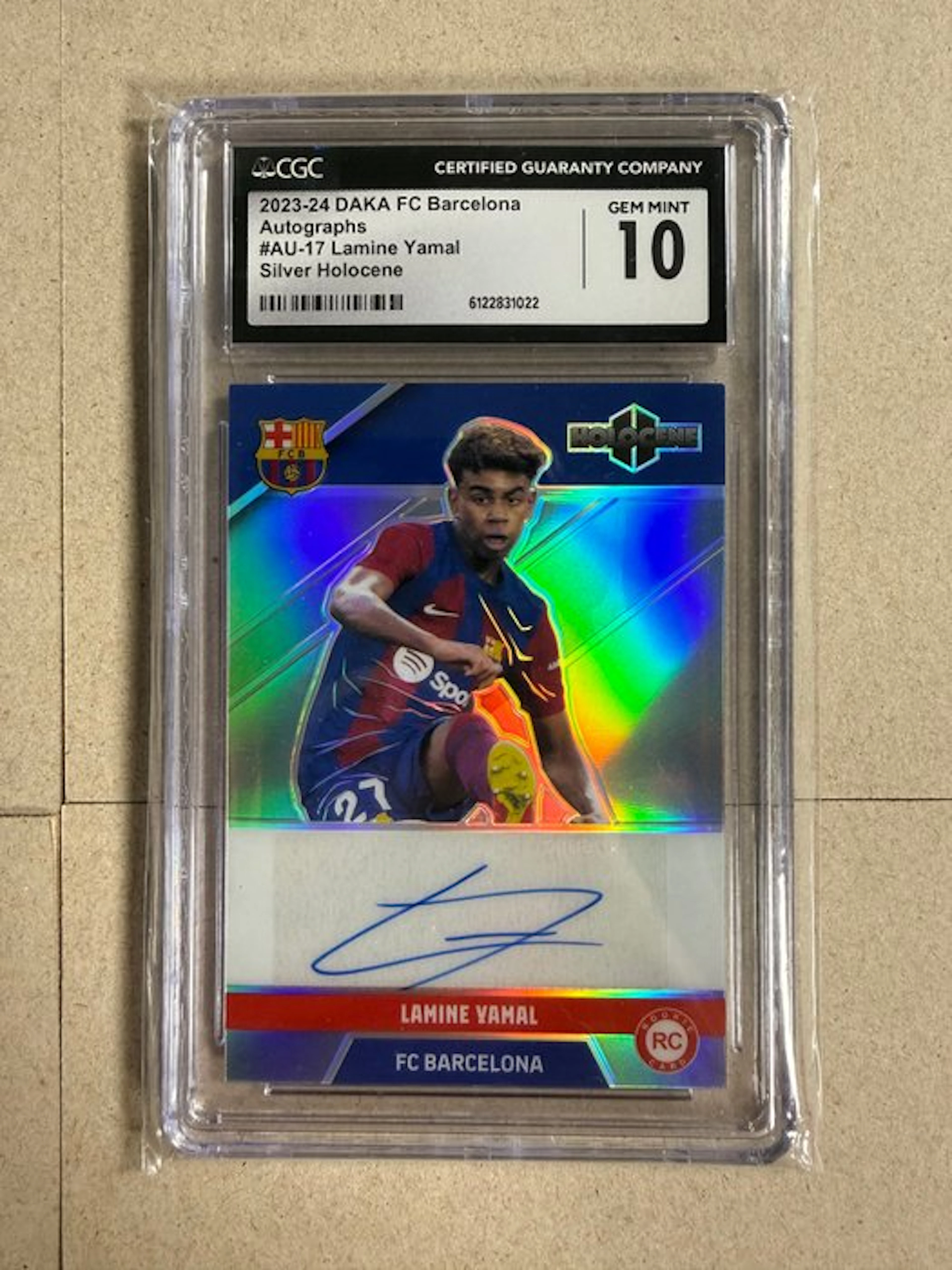 2023-24 DAKA FC Barcelona Autographs #AU-17 Lamine Yamal...