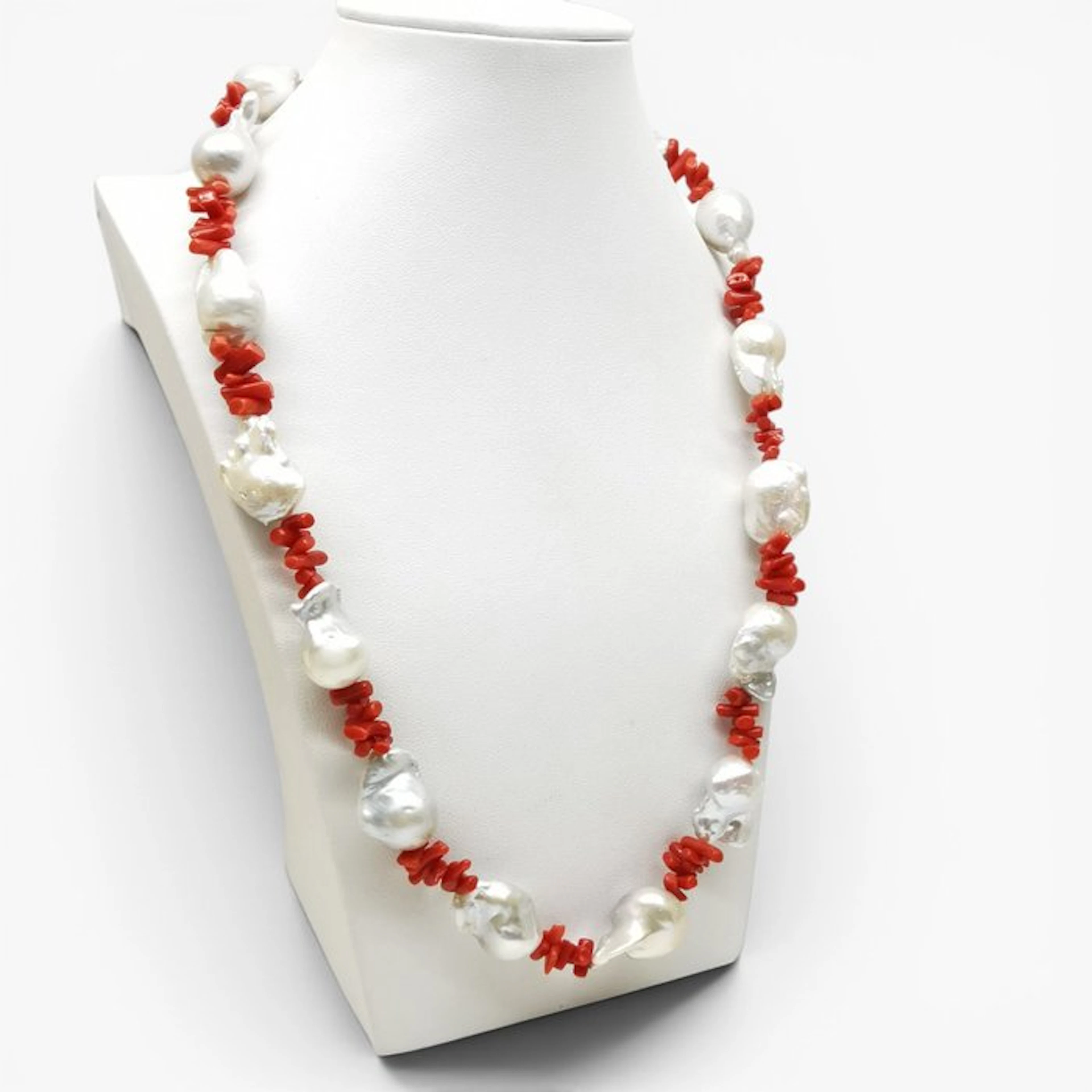 Pearl - Silver - Necklace - Italian craftsmanship