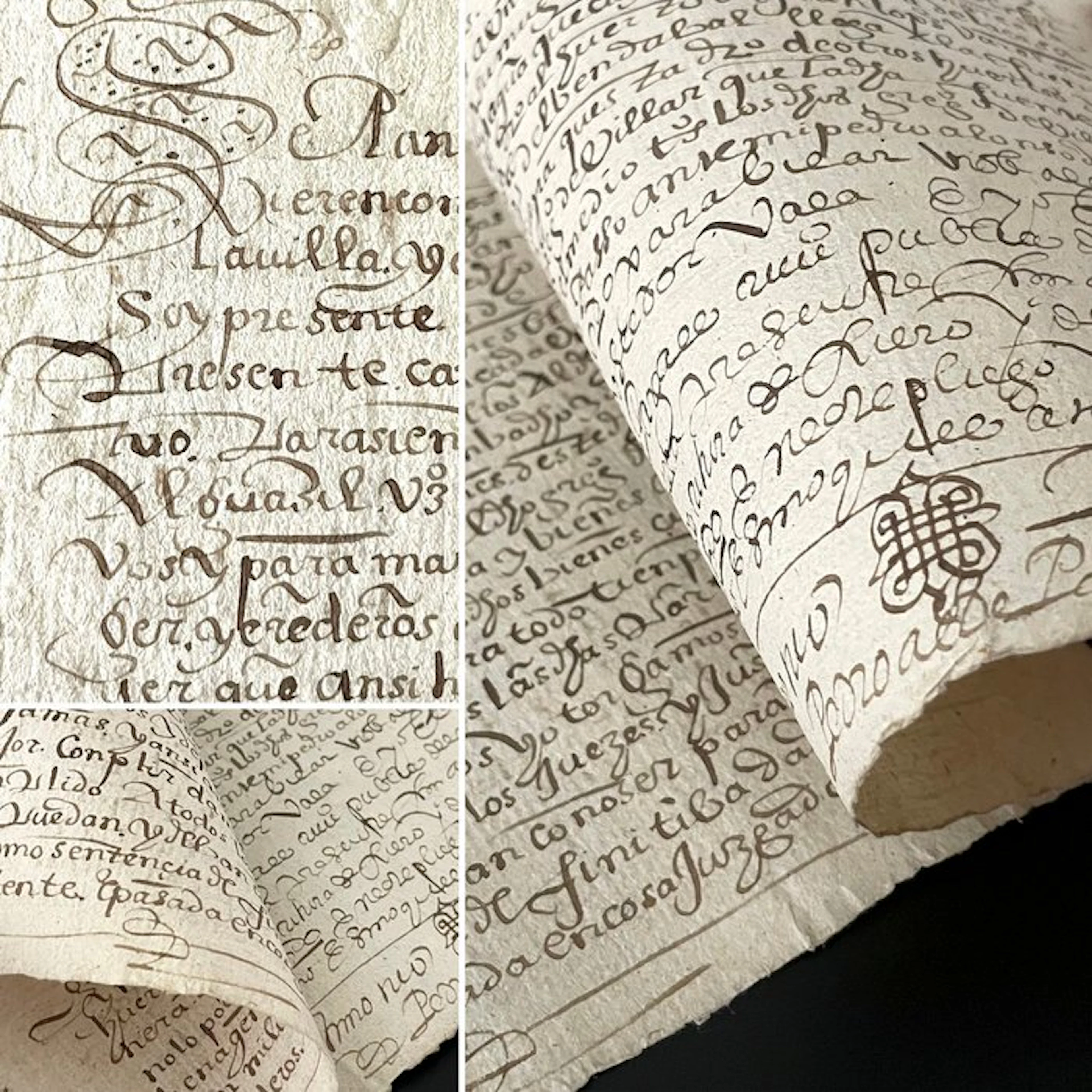 Manuscrito - Año 1596. Fuero perpetuo. Portomarín, Lugo. Galicia.