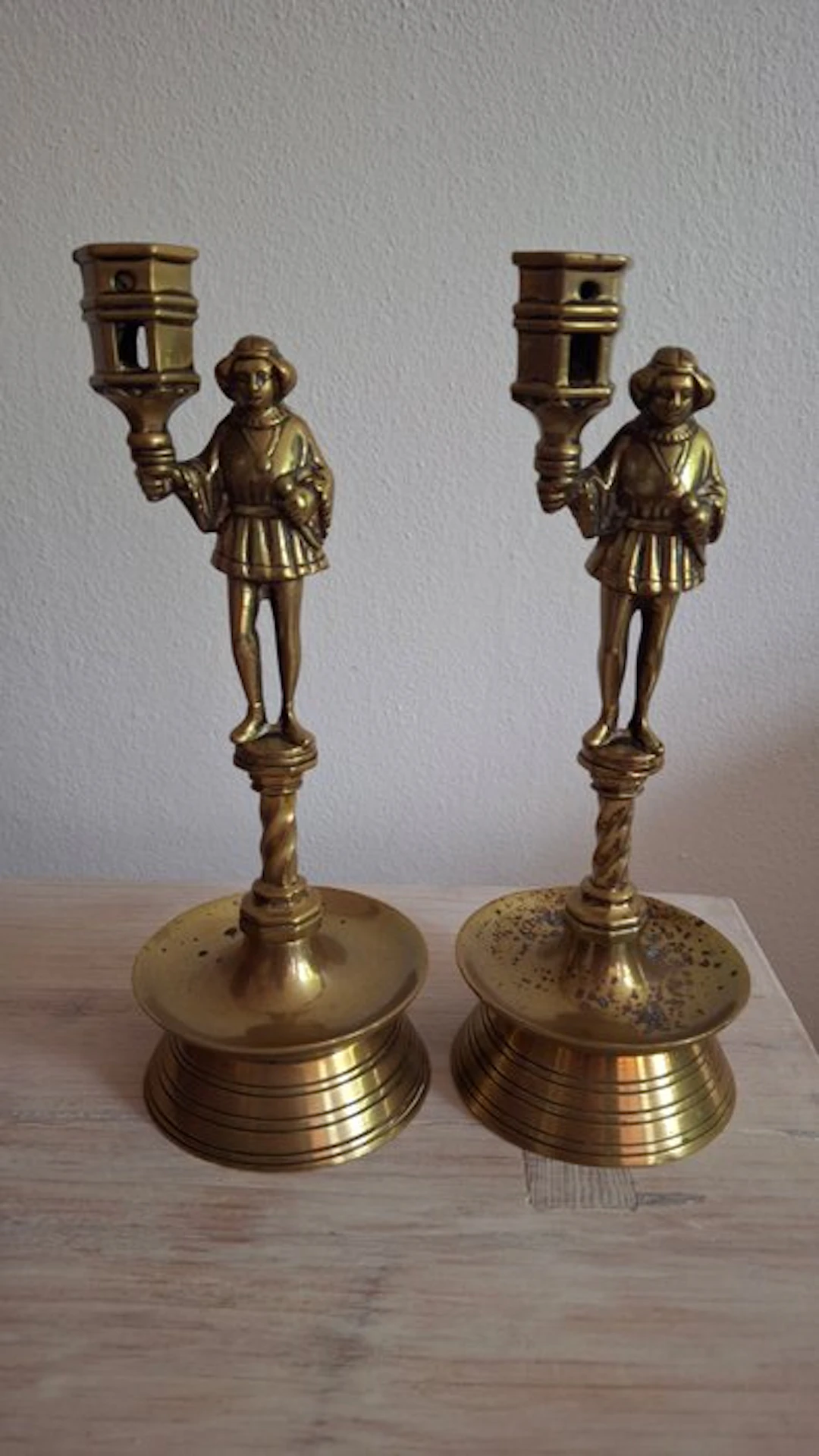 Candlestick (2) - Brass