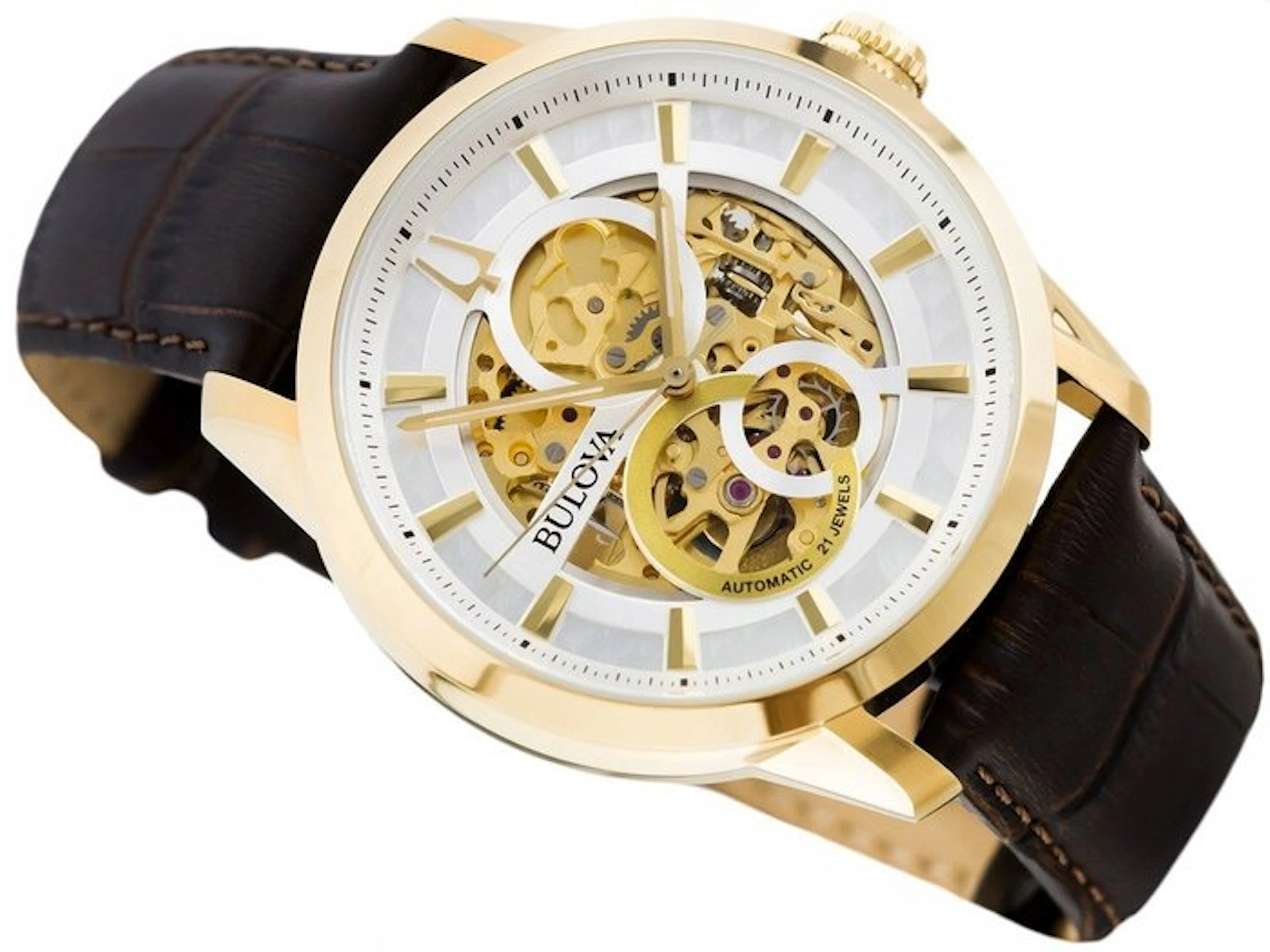 Bulova - Collezione Surveyor Automatic Skeleton GOLD...