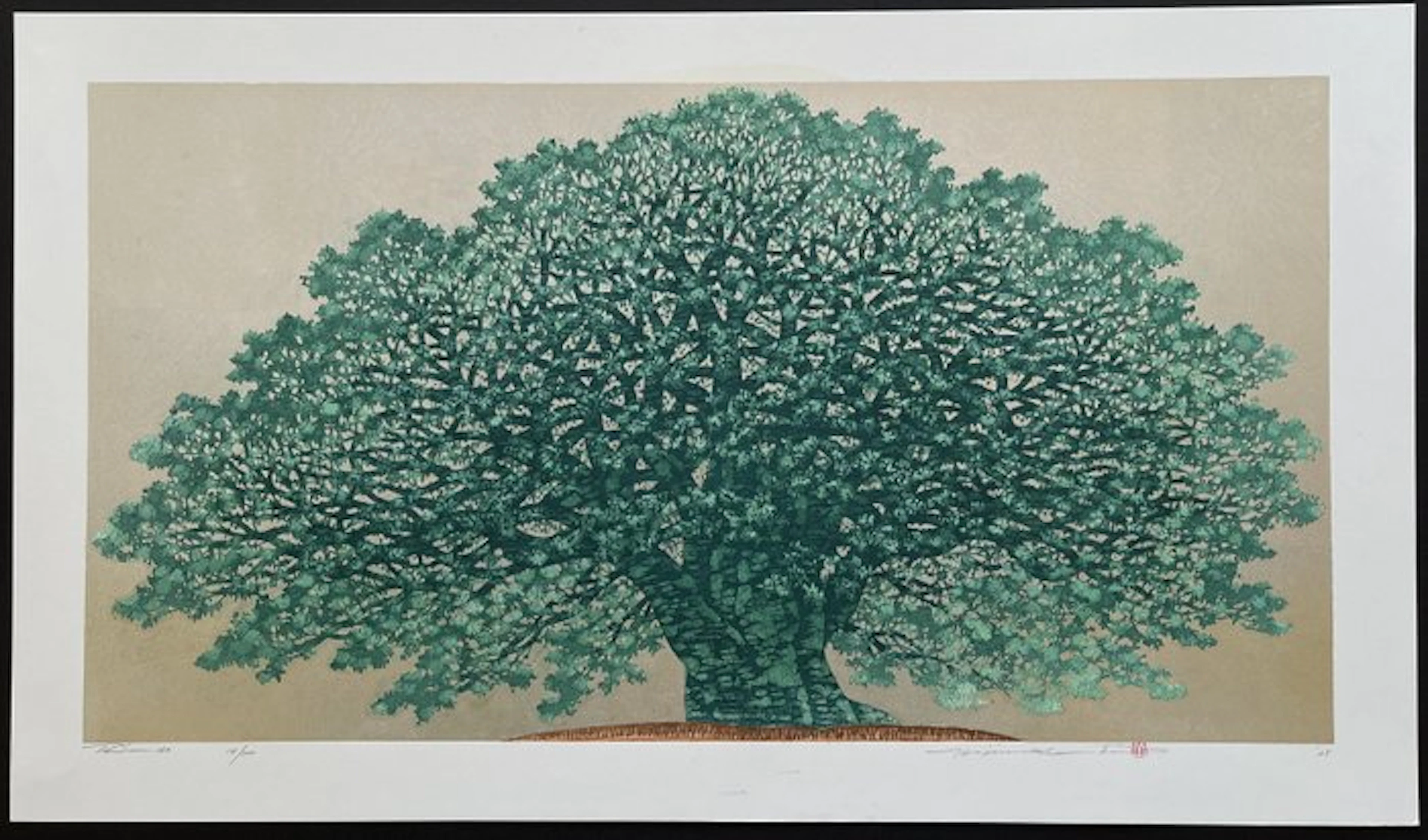 Tree Scene 162 - Hajime Namiki 並木一 (b 1947) - Japan (No reserve price)