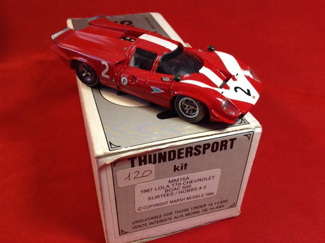 Marsh Models - Thundersport - made in England 1:43 - Model race car - ref