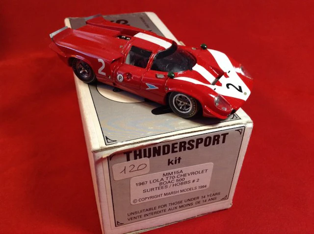 Marsh Models - Thundersport - made in England 1:43 - Model race car - ref