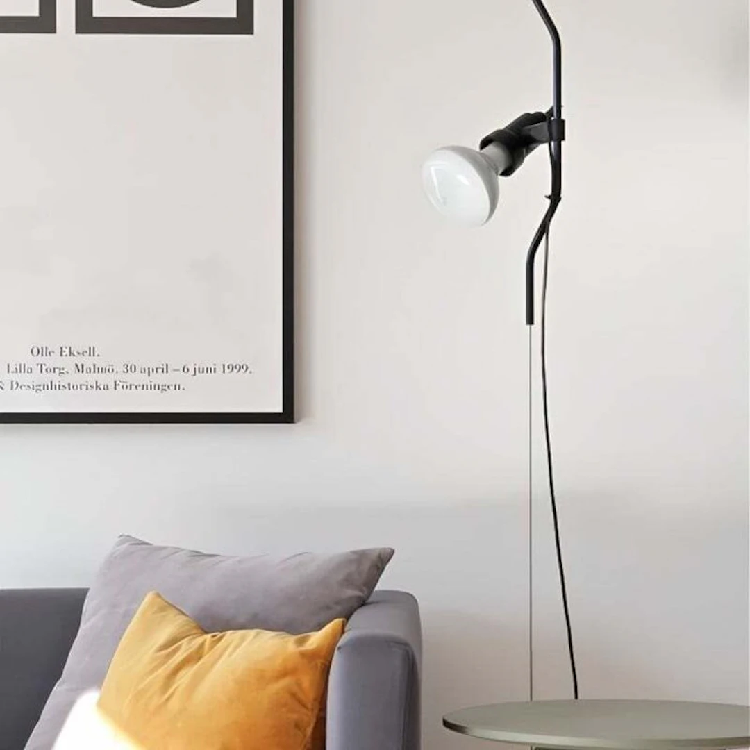Flos - Achille Castiglioni - Parentesi - Lamp - Dimmable black - Aluminium