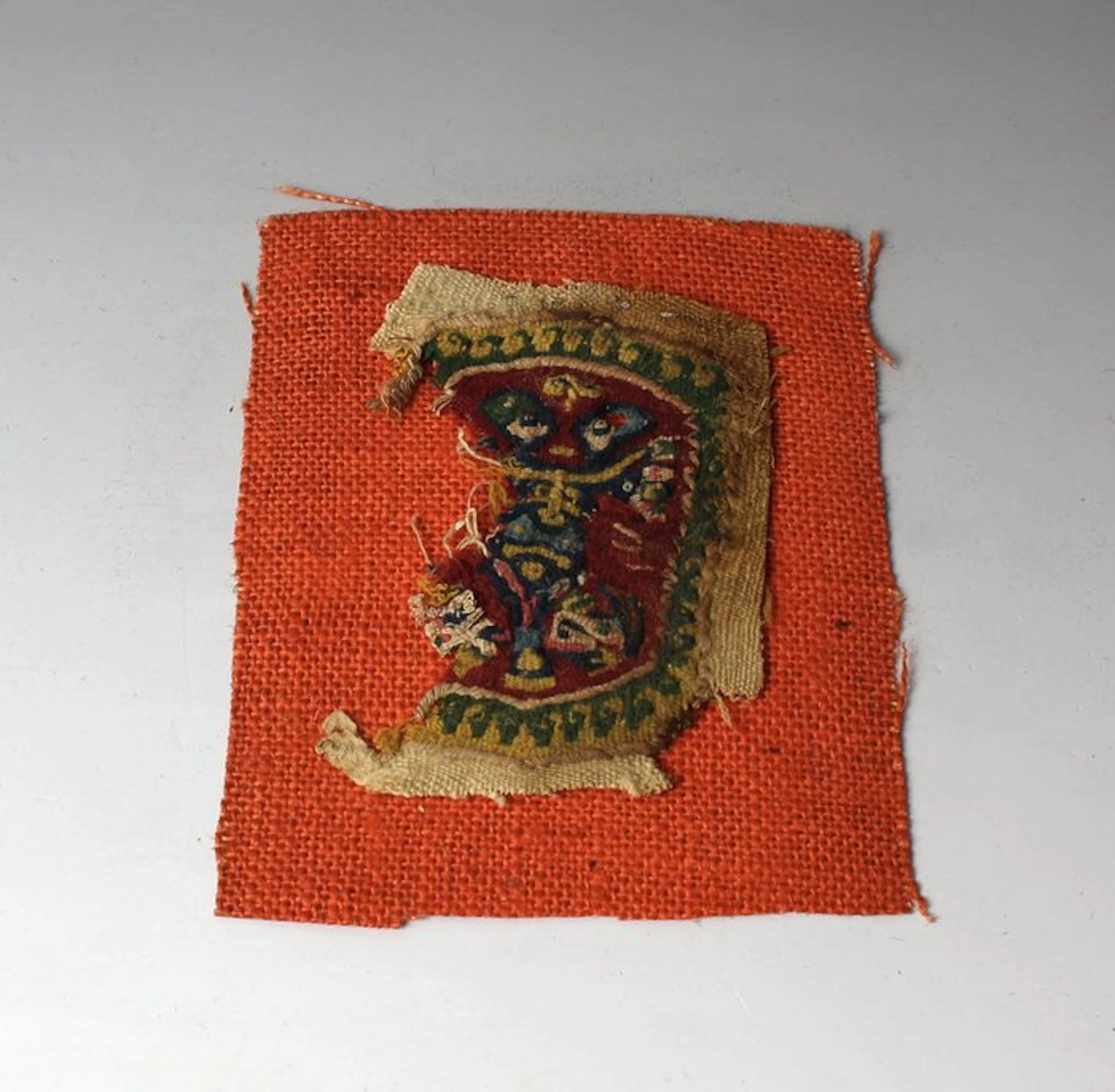 Ancient Egypt, Coptic Linen Textile fragment (No reserve price)
